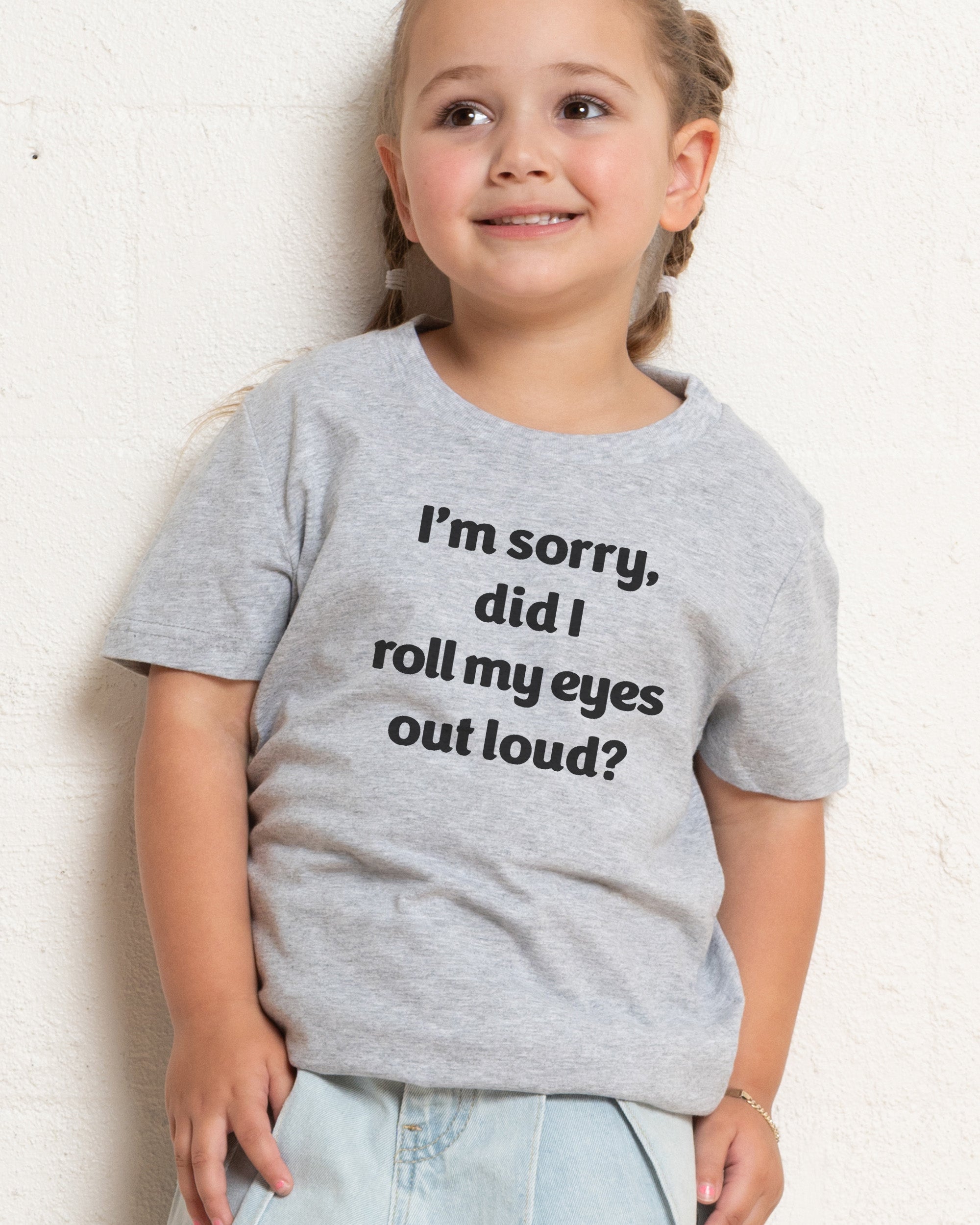 Roll My Eyes Kids T-Shirt