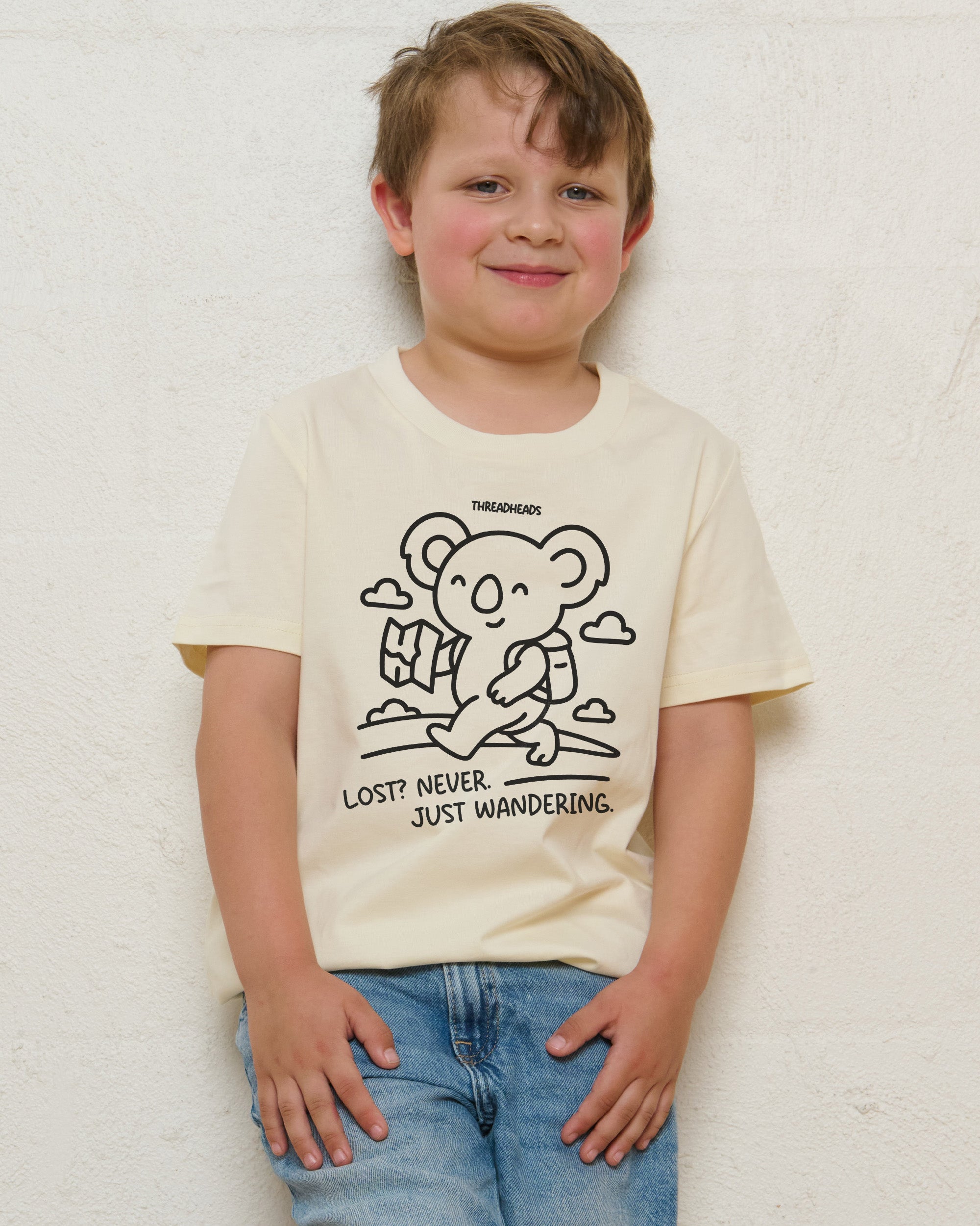 Just Wandering Kids T-Shirt Online Australia