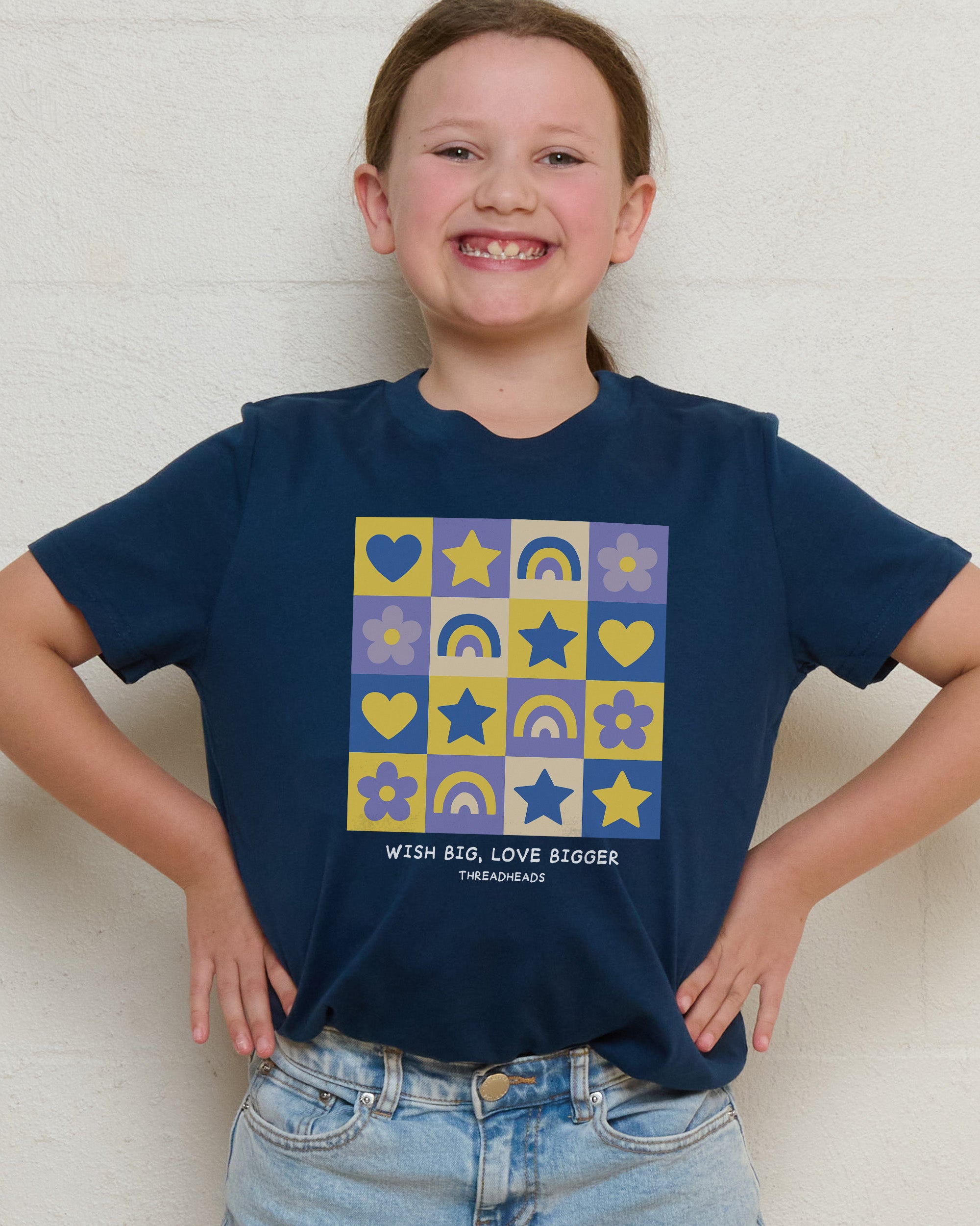 Wish Big, Love Bigger Kids T-Shirt Online Australia