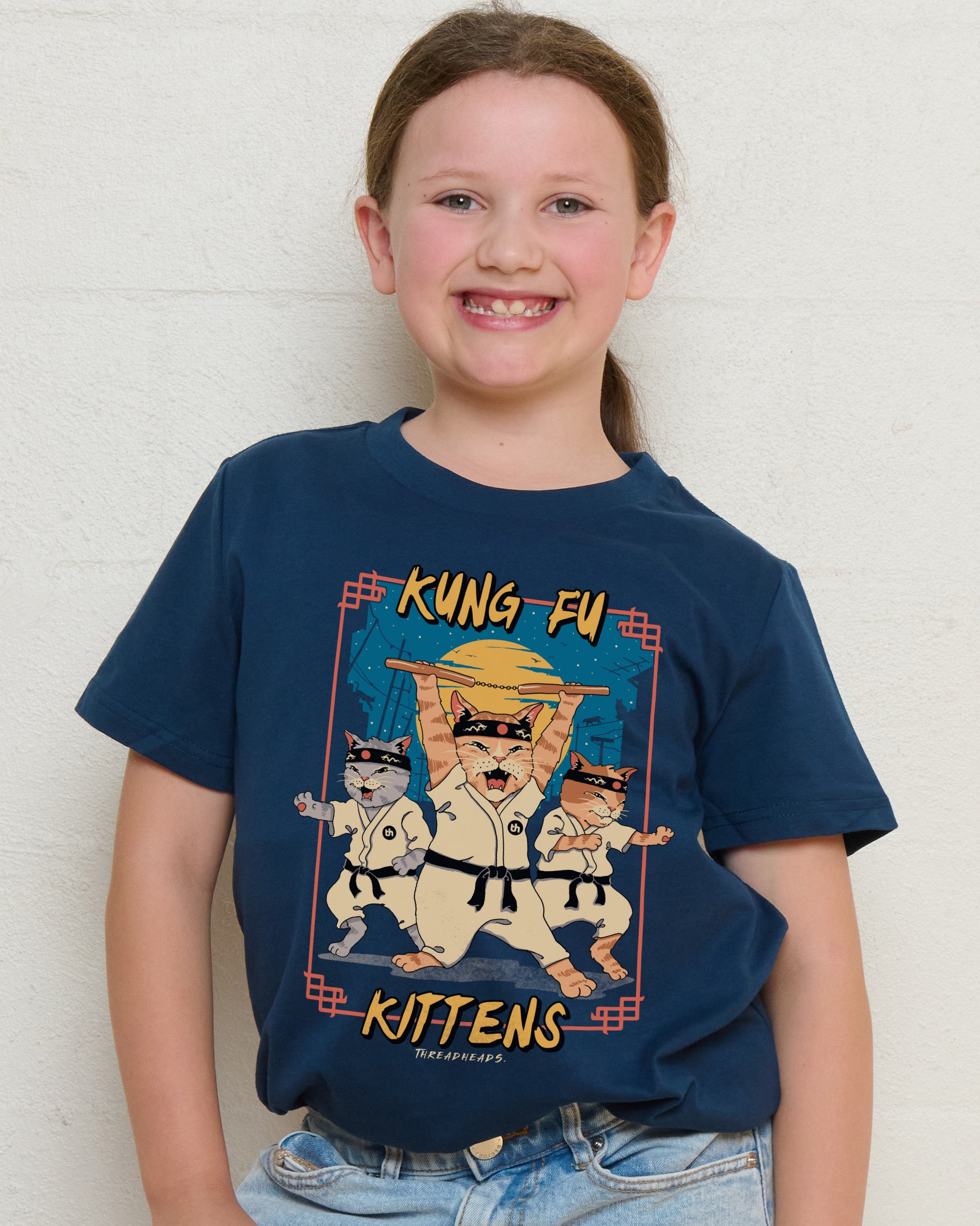 Kung Fu Kittens Kids T-Shirt