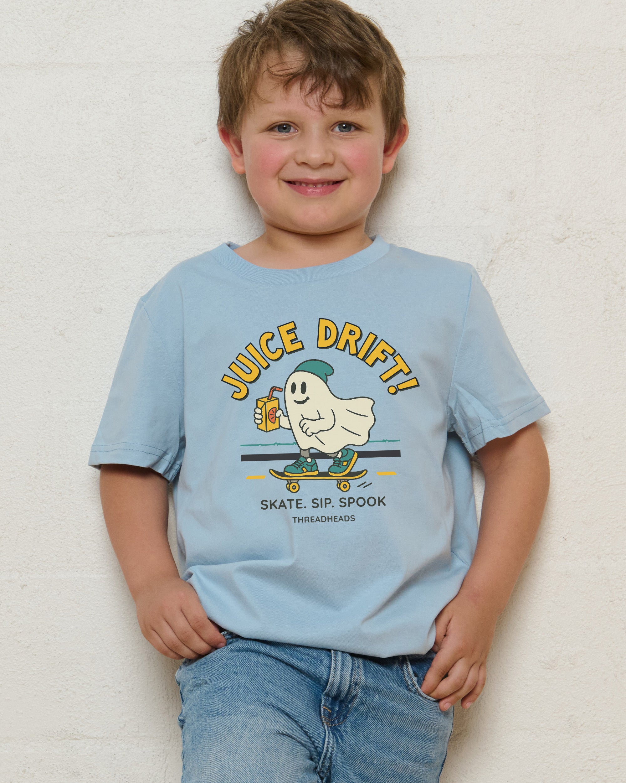 Skate. Sip. Spook Kids T-Shirt Online Australia