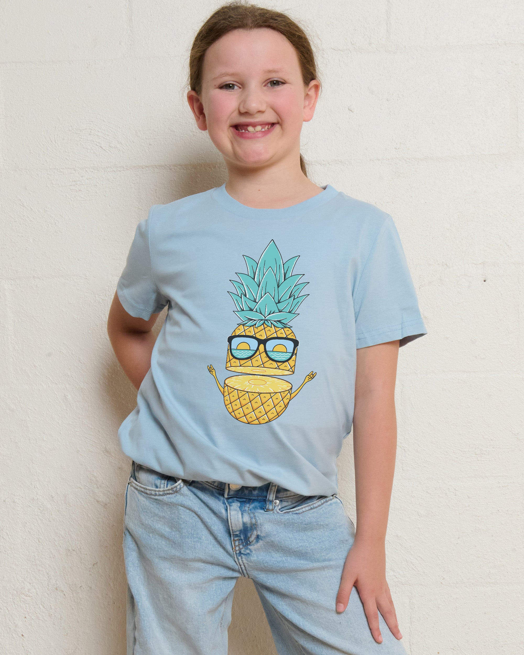 Pineapple Sunglasses Kids T-Shirt