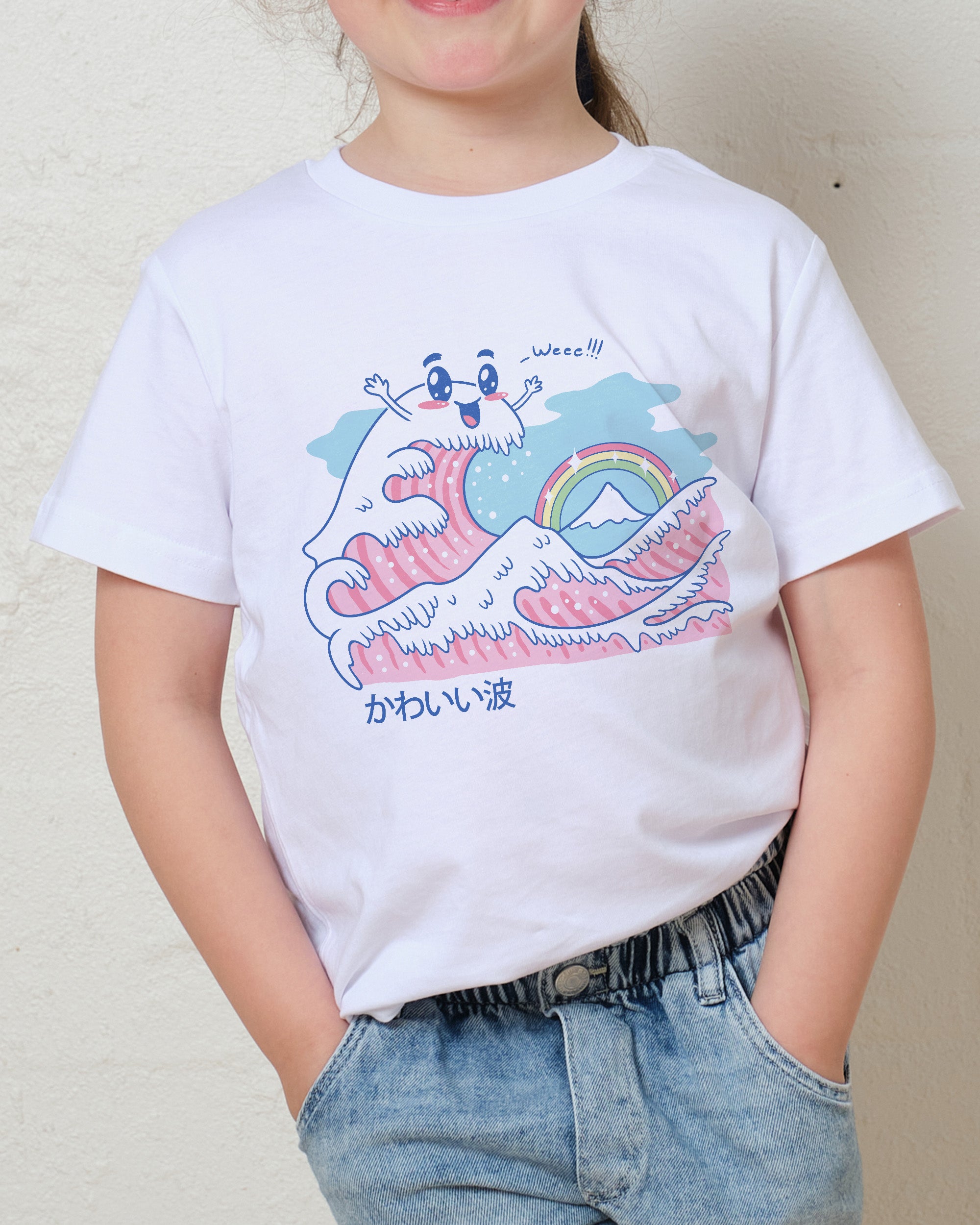 The Great Kawaii Wave Kids T-Shirt