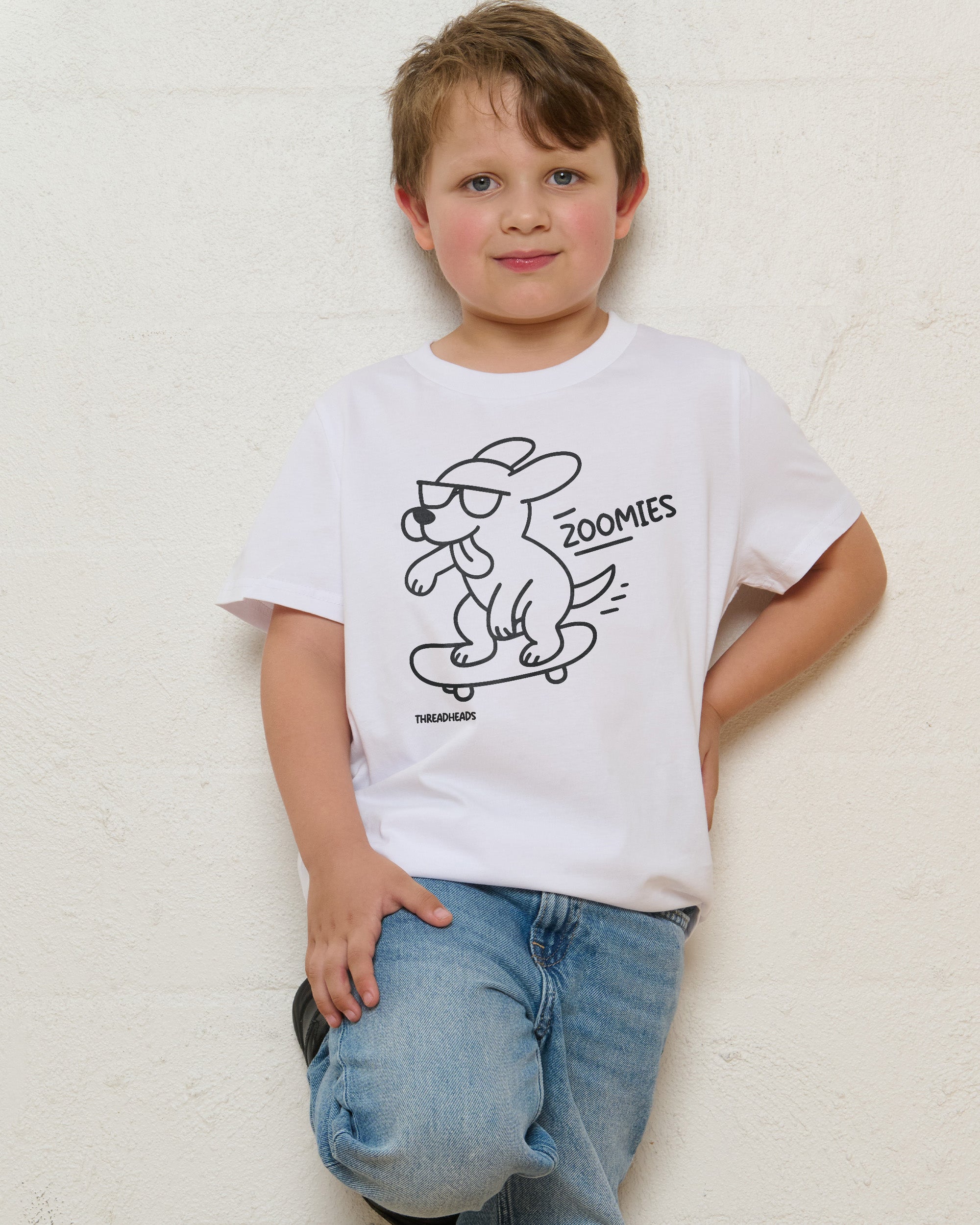 Dog Zoomies Kids T-Shirt Online Australia