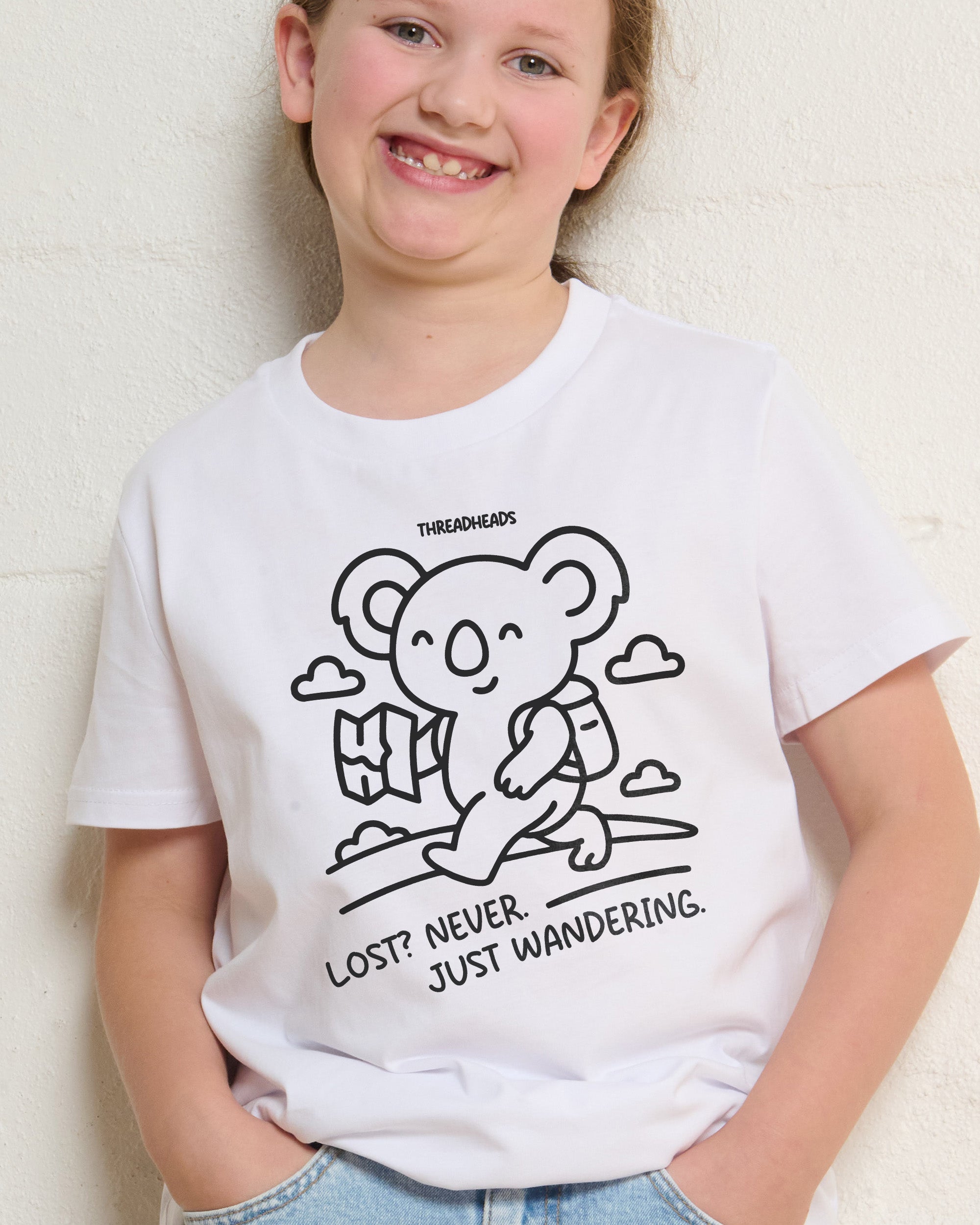Just Wandering Kids T-Shirt Online Australia