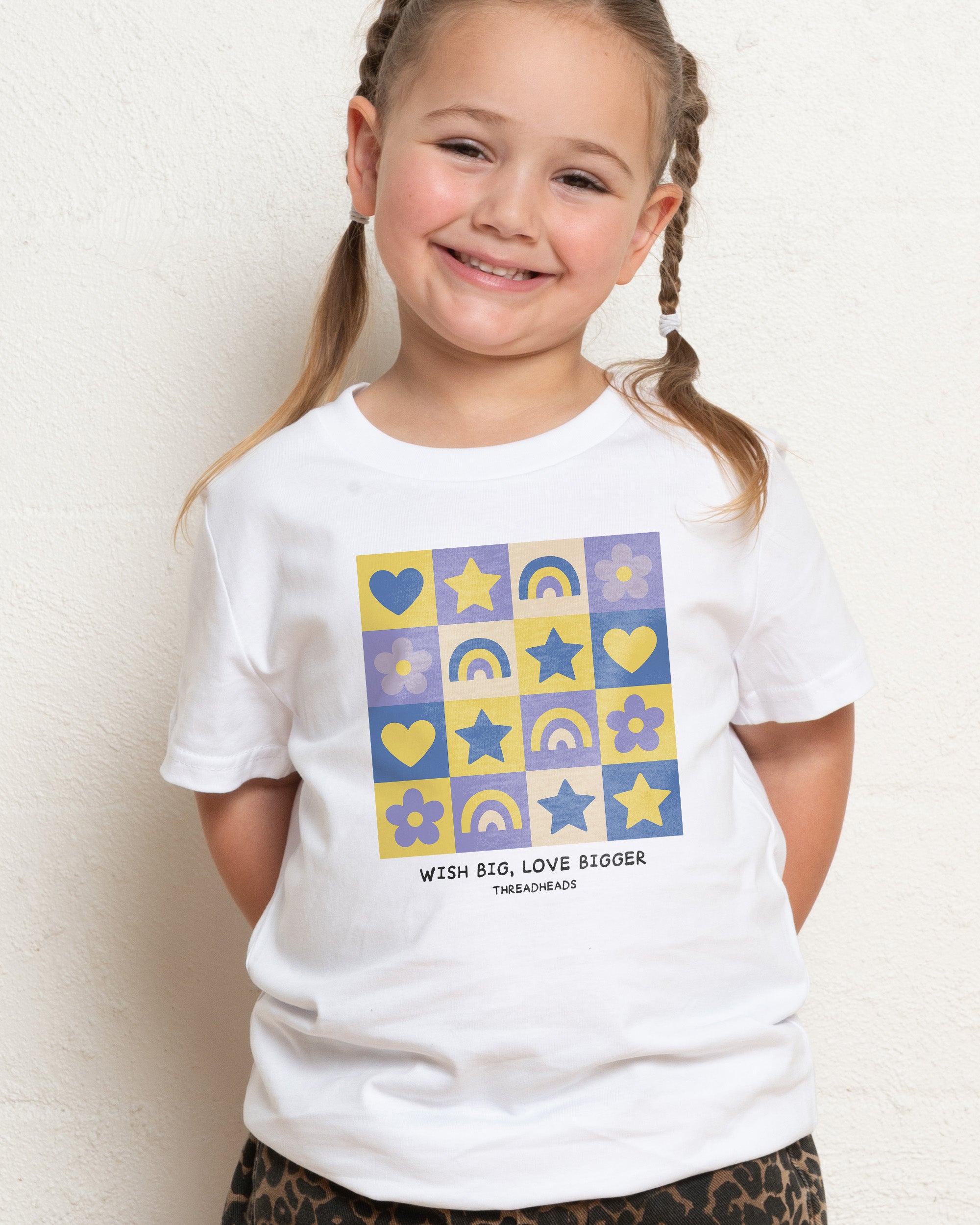 Wish Big, Love Bigger Kids T-Shirt Online Australia