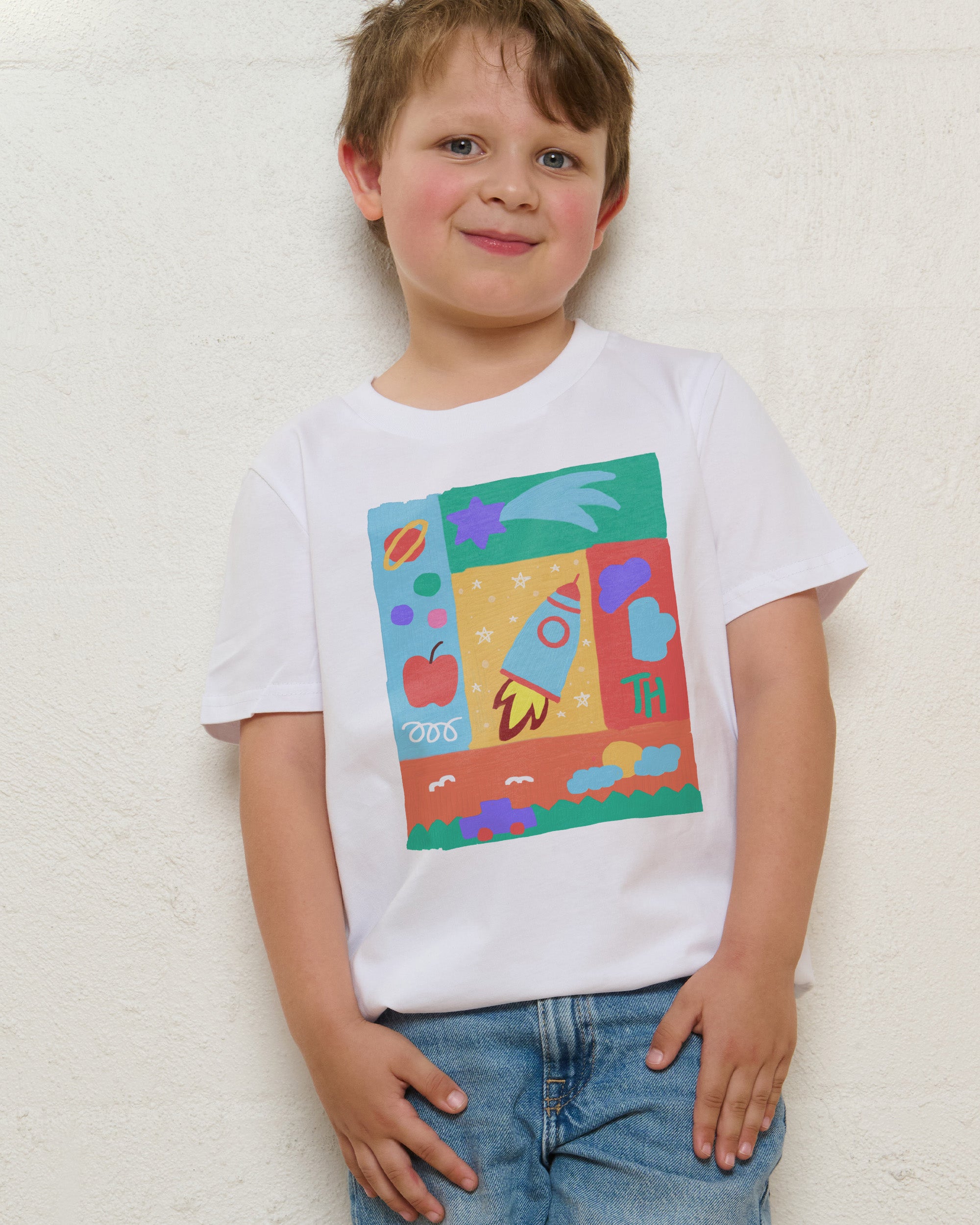 Rocket Painting Kids T-Shirt Online Australia