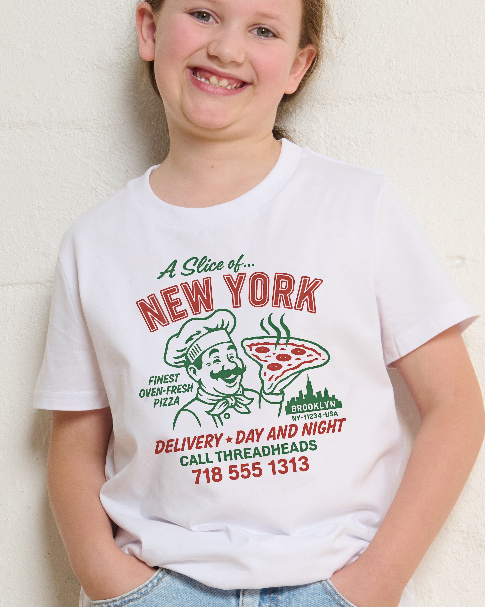 A Slice Of New York  Kids T-Shirt Online Australia