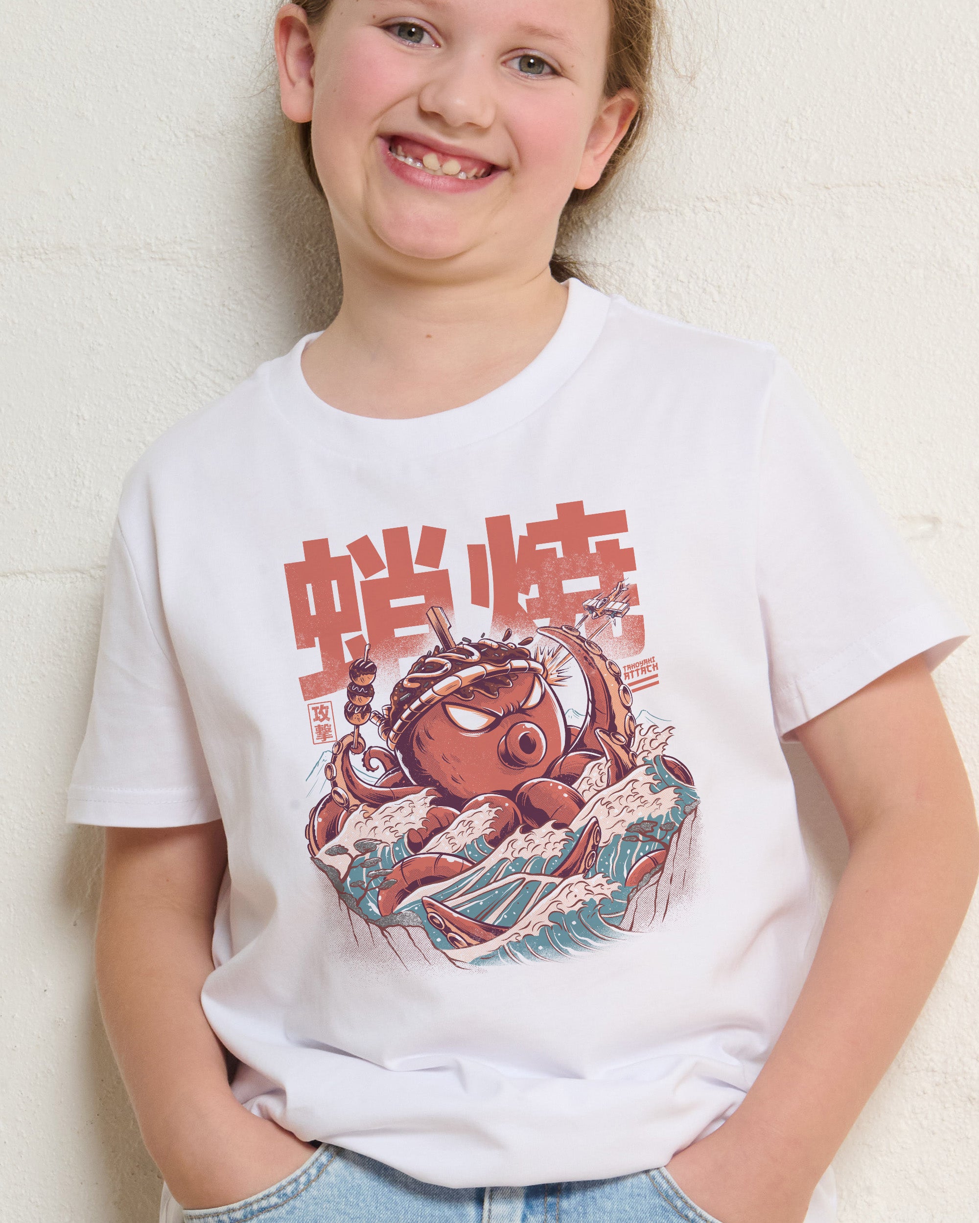 Takoyaki Attack Kids T-Shirt
