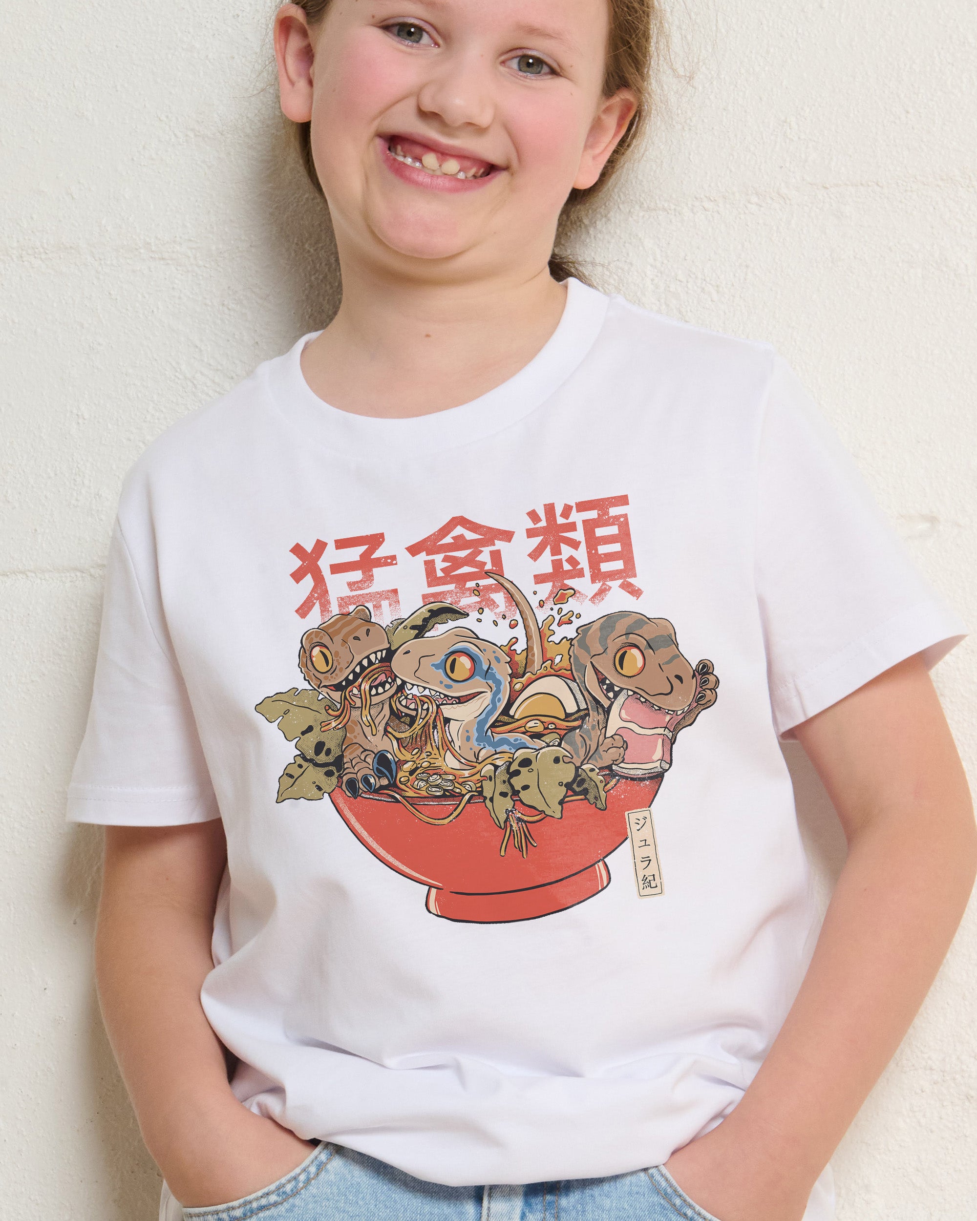 Ramen Raptors Kids T-Shirt Online Australia