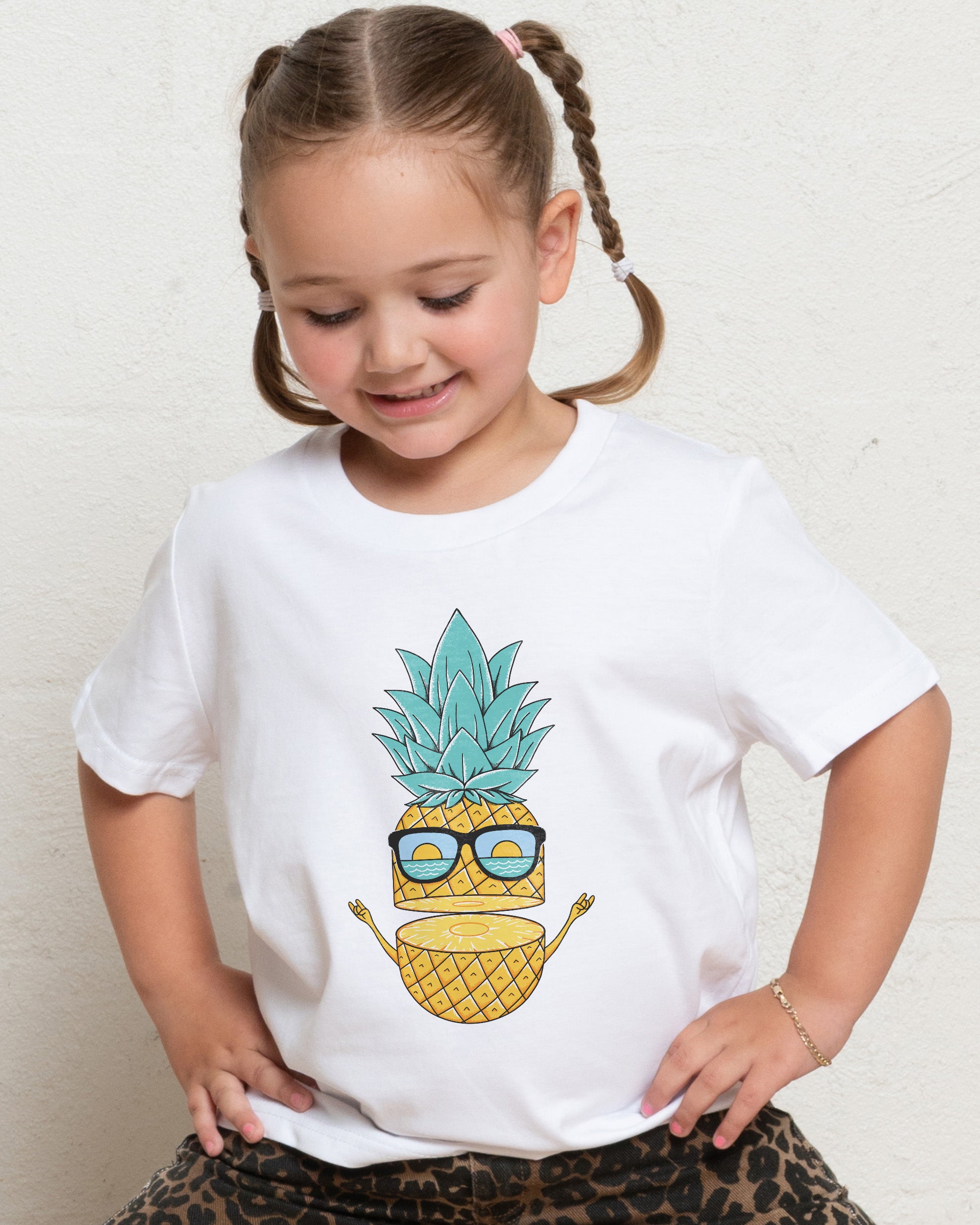 Pineapple Sunglasses Kids T-Shirt