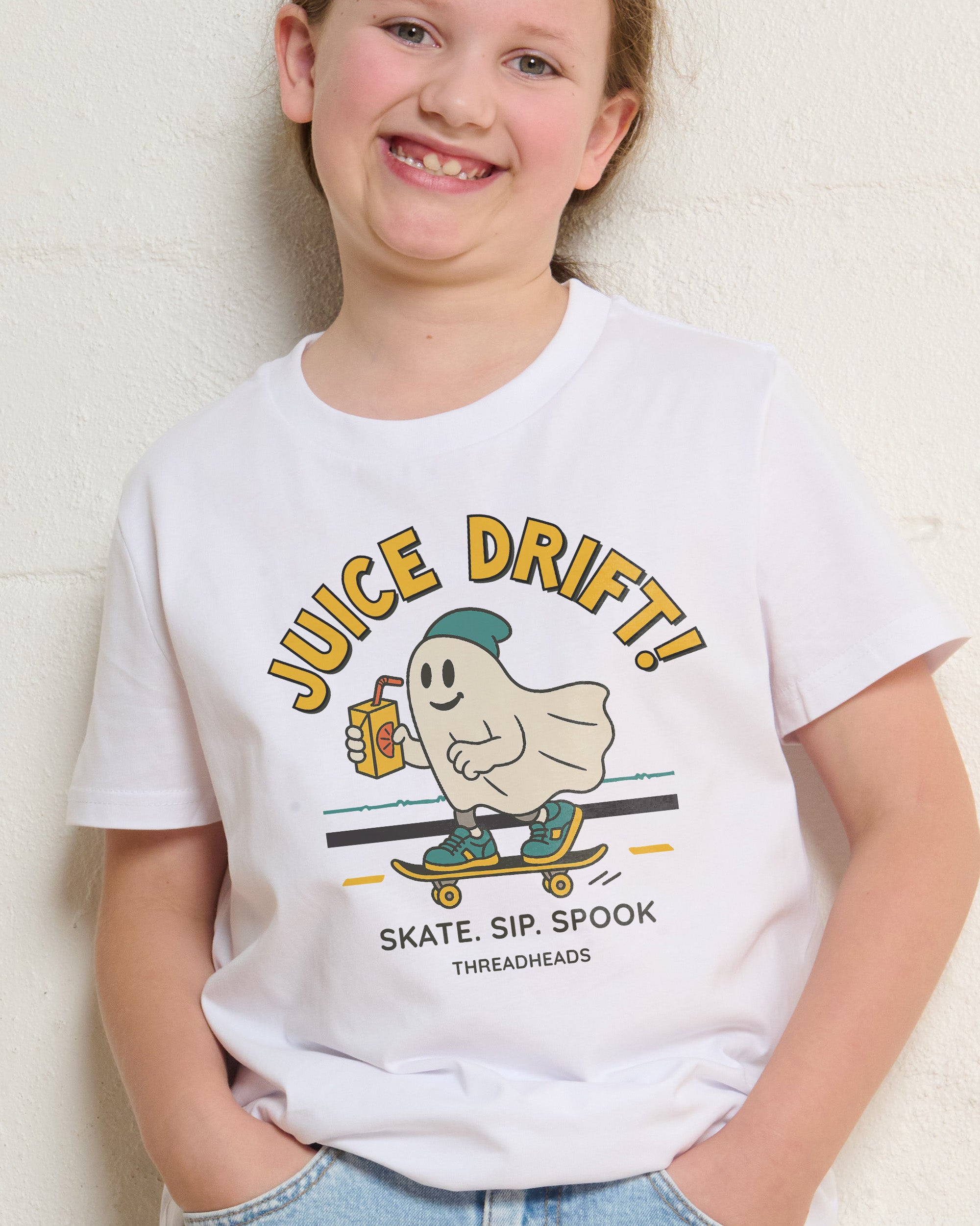 Skate. Sip. Spook Kids T-Shirt Online Australia