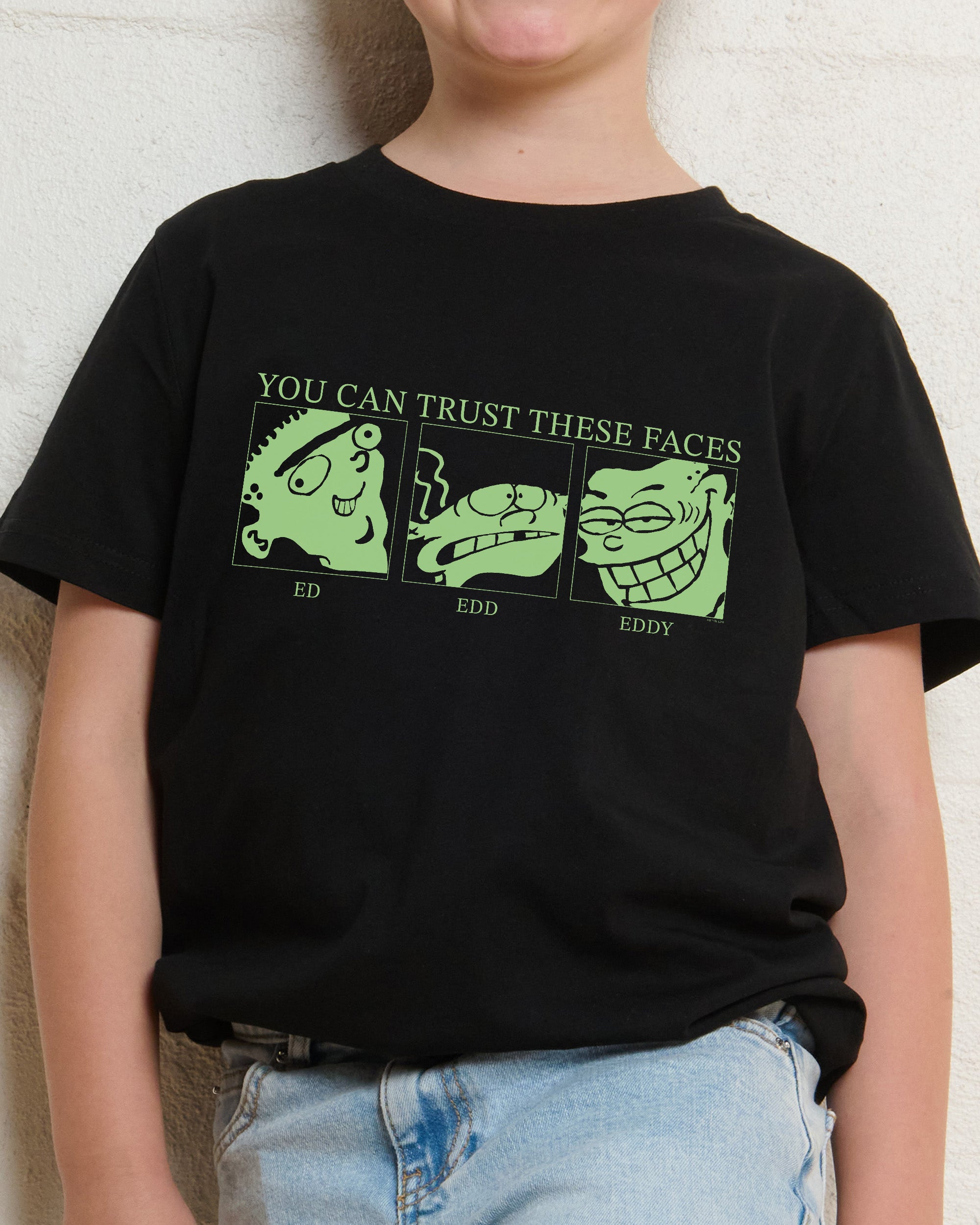 You Can Trust These Faces Black Kids T-Shirt