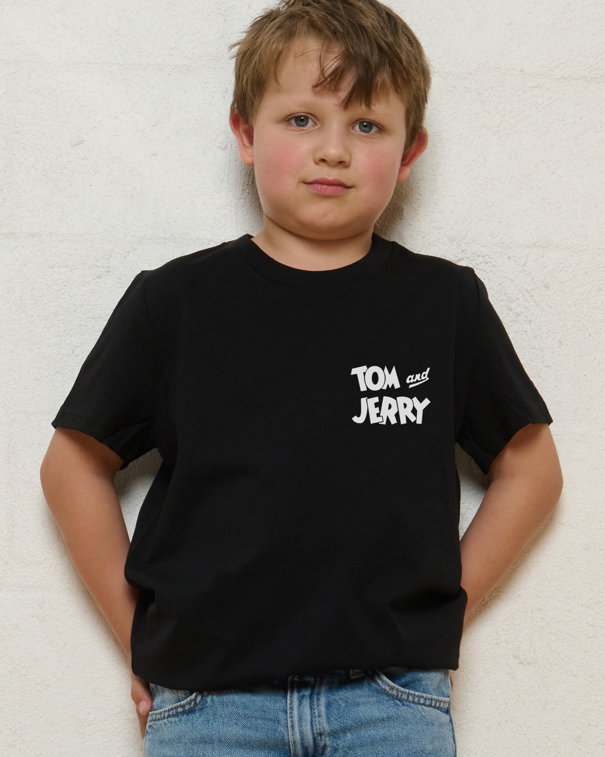 Macho Mouse Black Kids T-Shirt