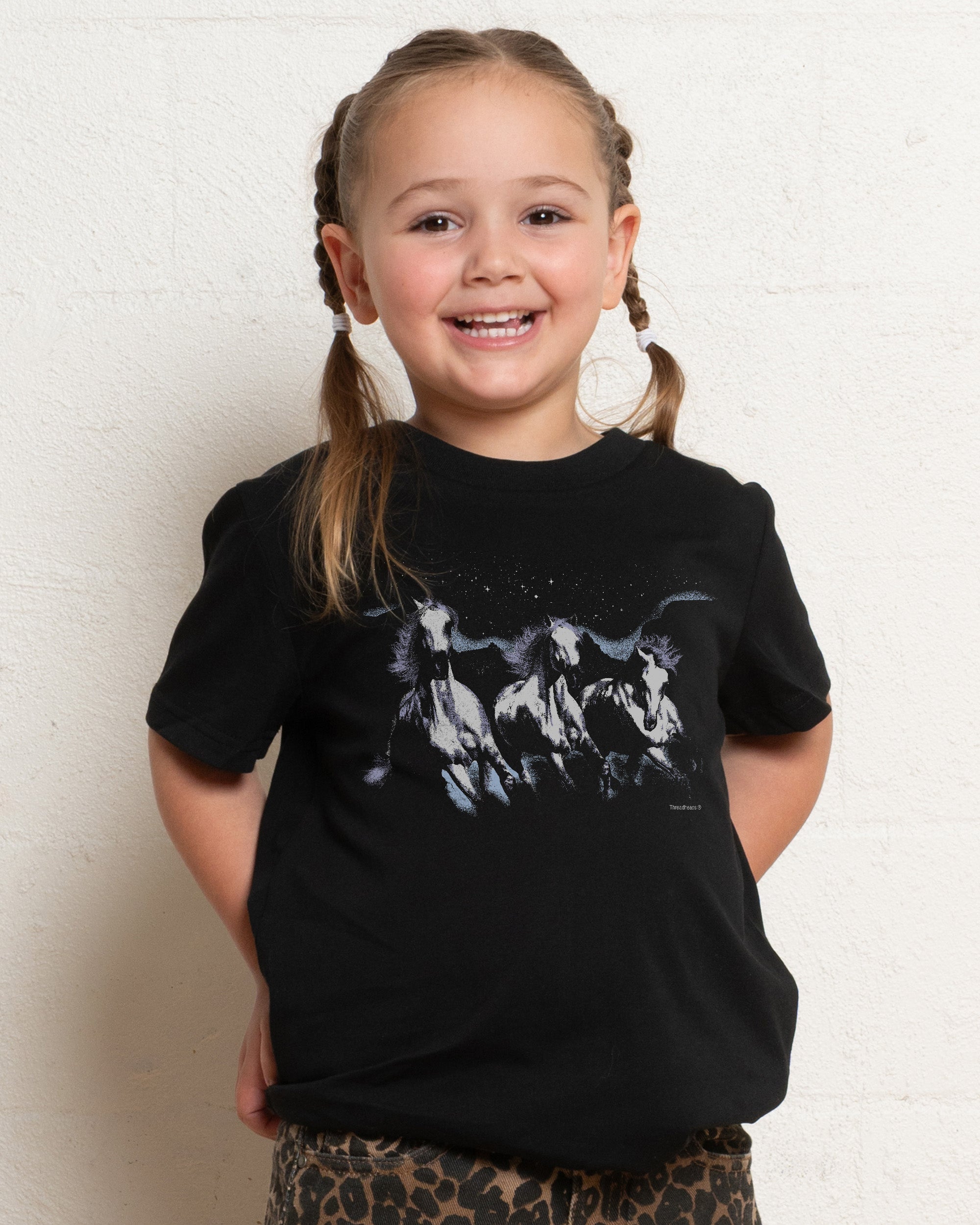 Midnight Rider Black Kids T-Shirt