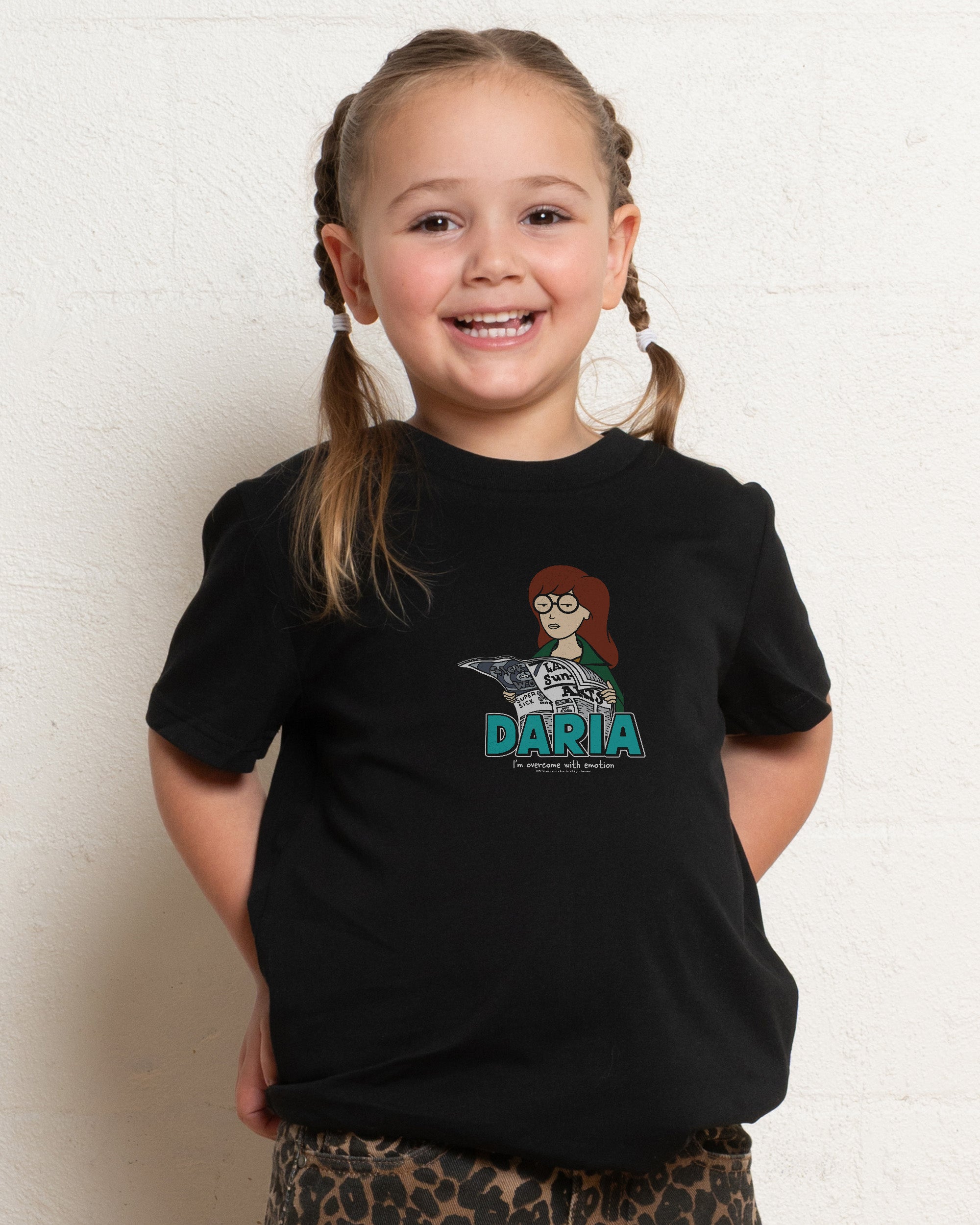 I’m Overcome with Emotion Black Kids T-Shirt