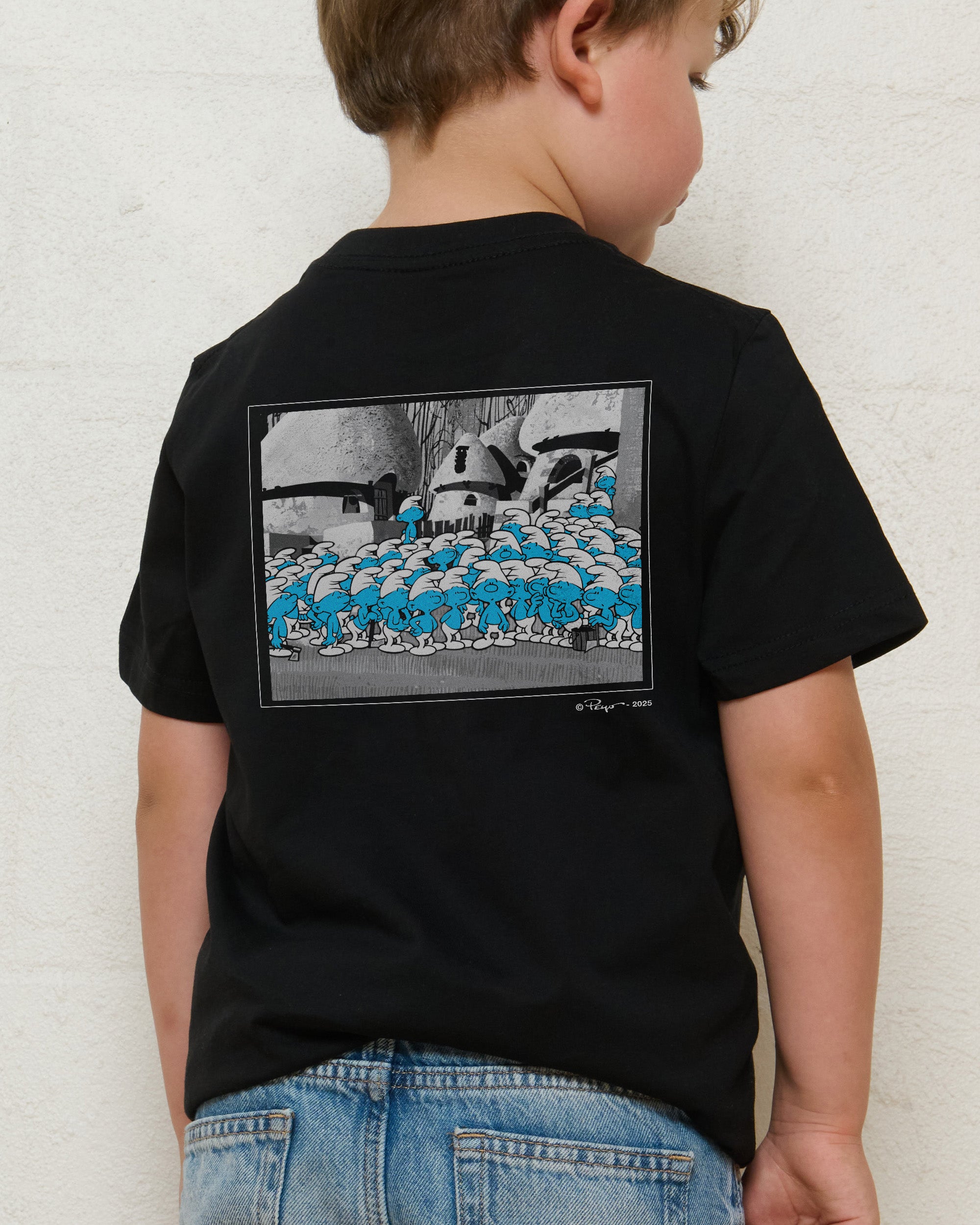 The Original Smurf Black Kids T-Shirt