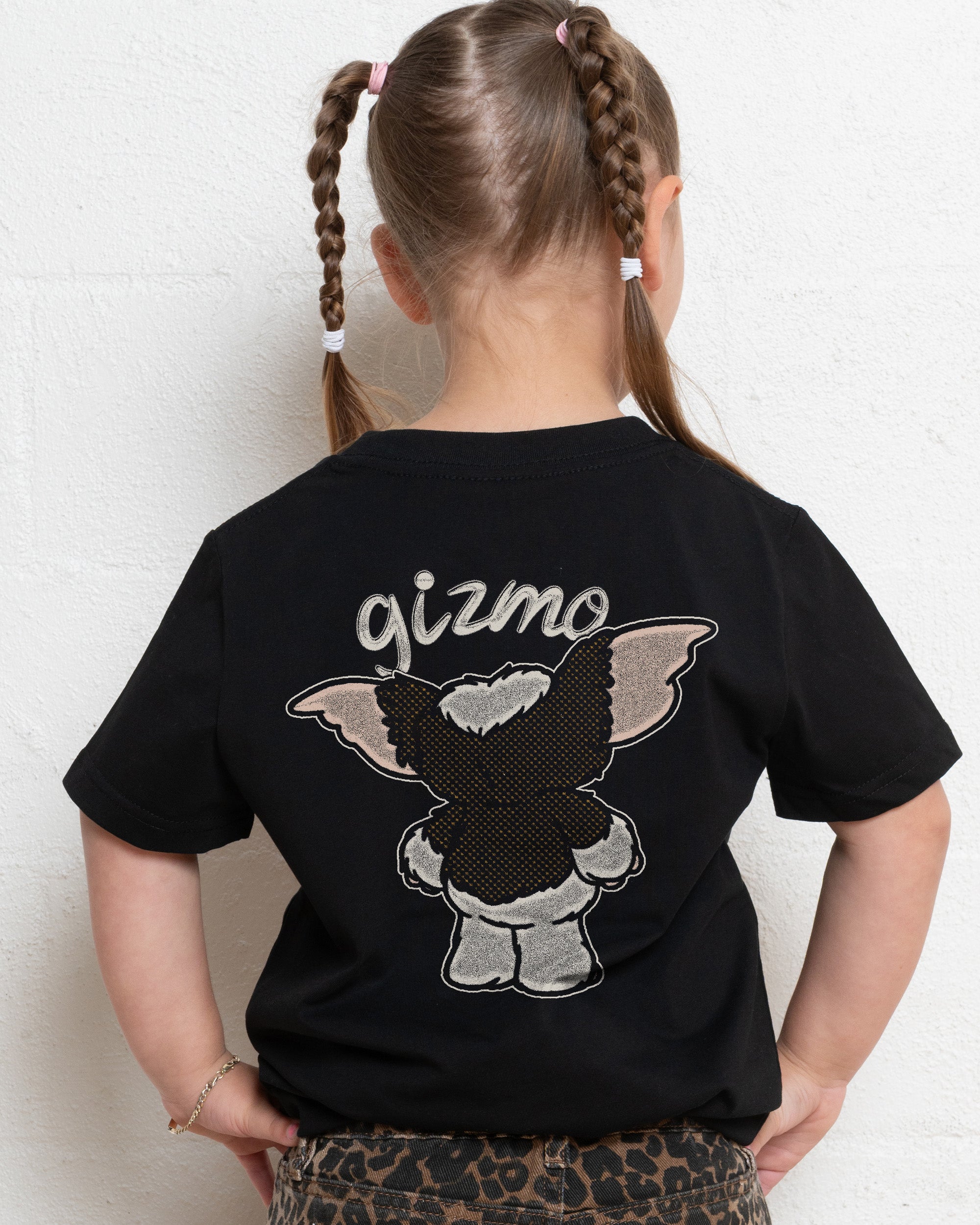 Gizmo Wave Black Kids T-Shirt