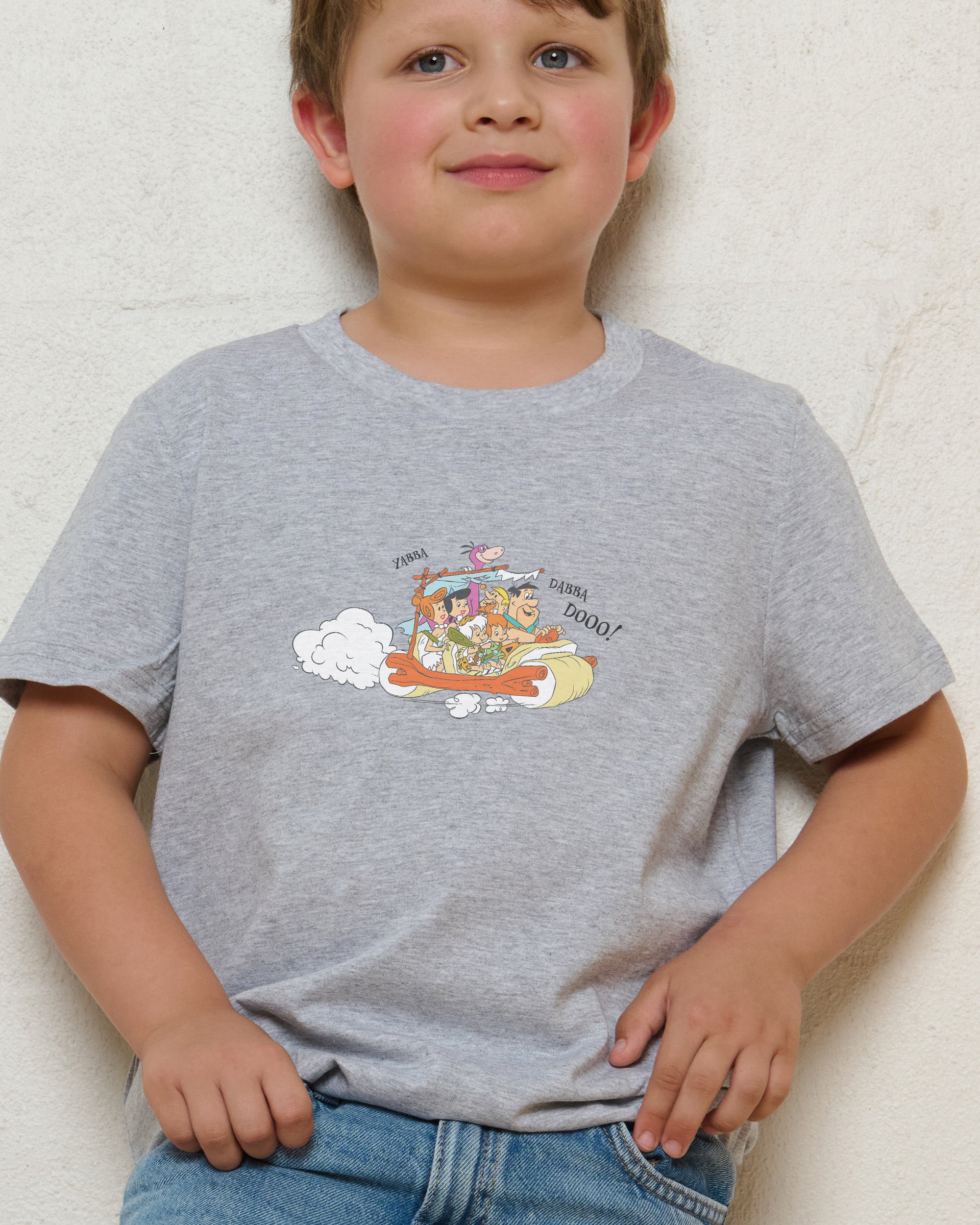 Bedrock Crash Grey Kids T-Shirt