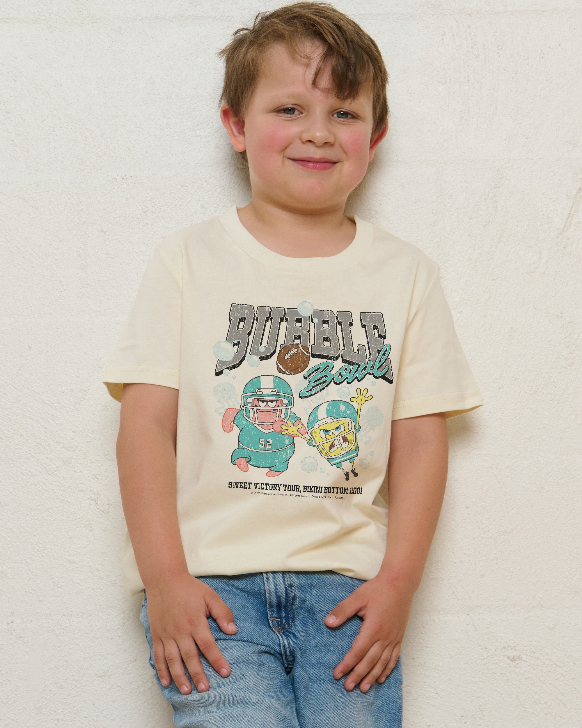 Bubble Bowl Natural Kids T-Shirt