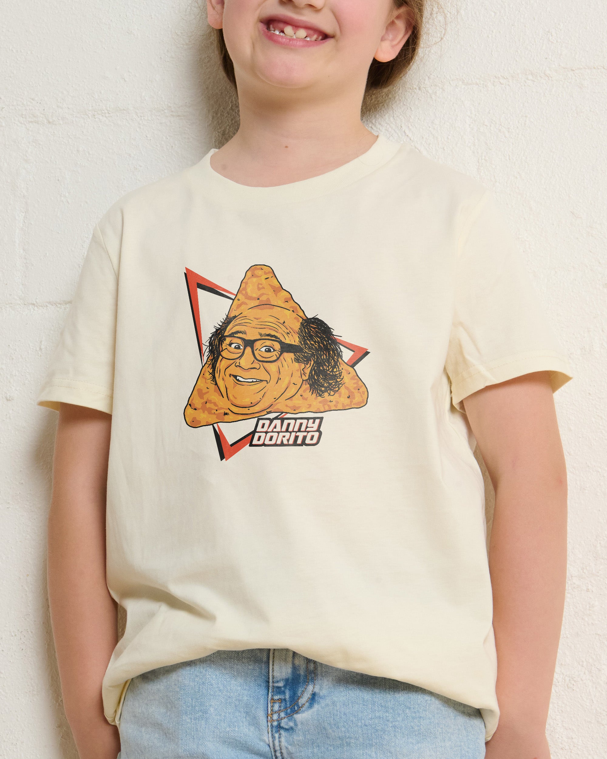 Danny Corn Chip Natural Kids T-Shirt