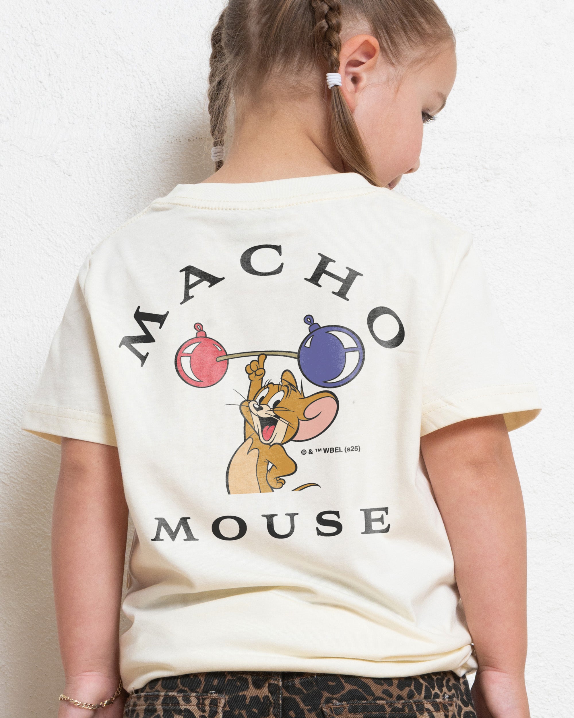 Macho Mouse Natural Kids T-Shirt