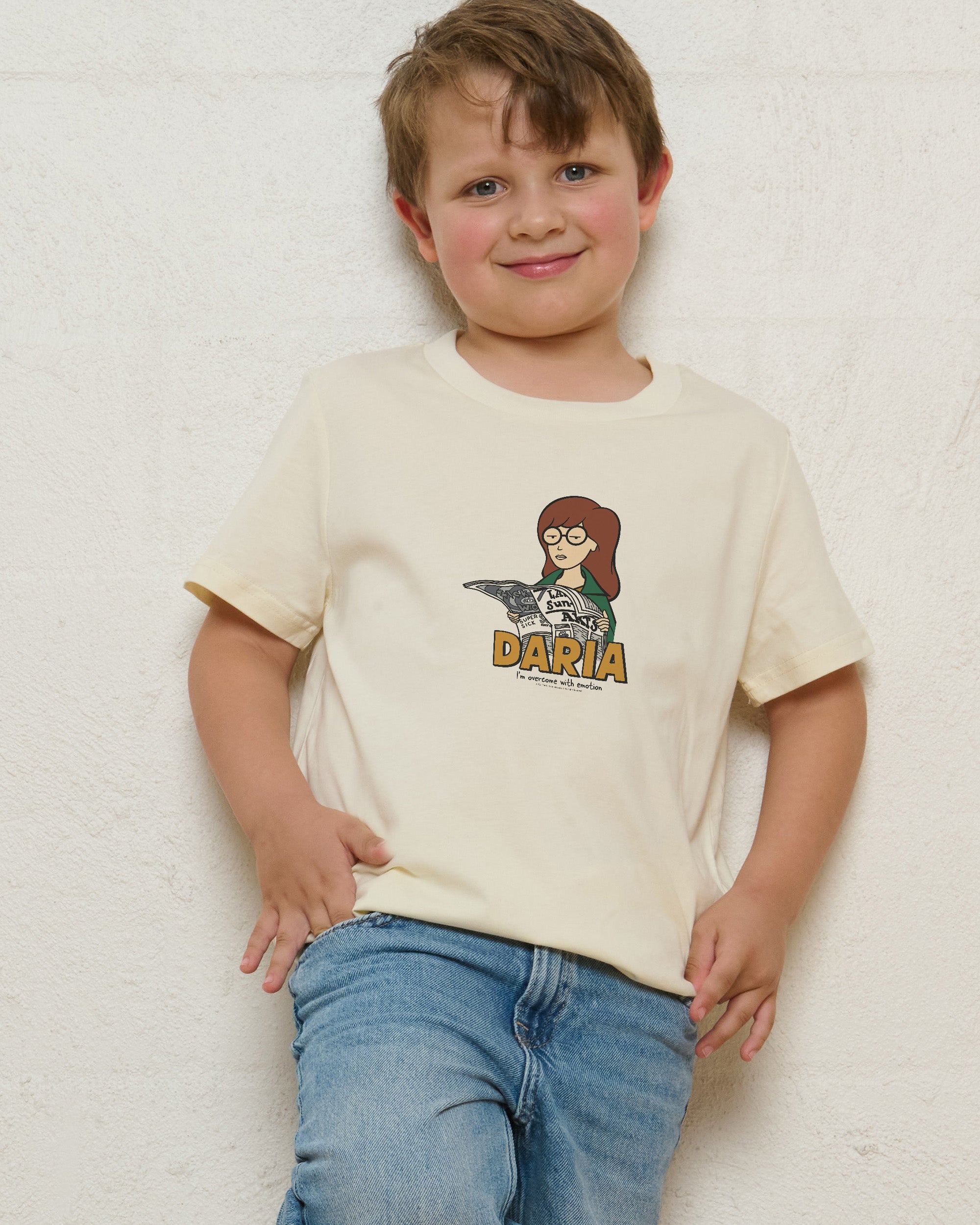 I’m Overcome with Emotion Natural Kids T-Shirt