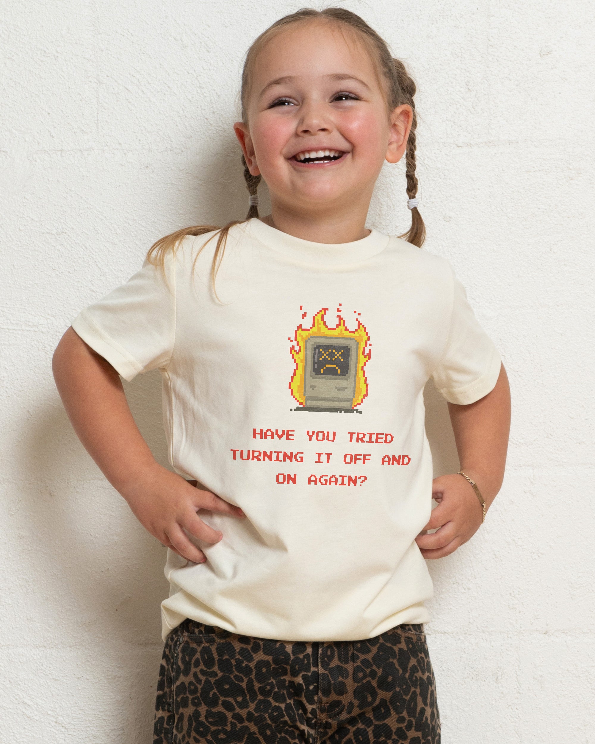 Off And On Natural Kids T-Shirt