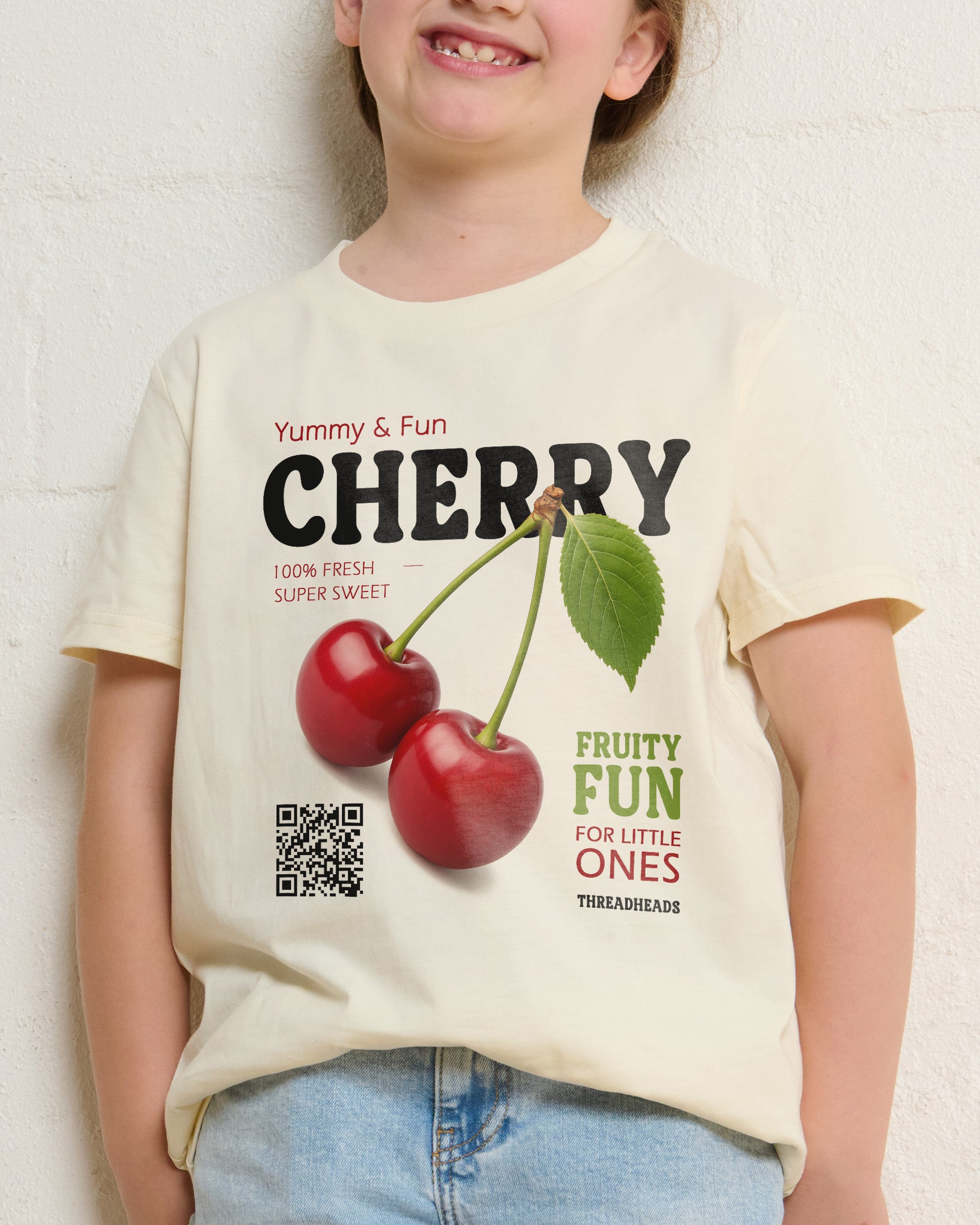 Cherry Natural Kids T-Shirt