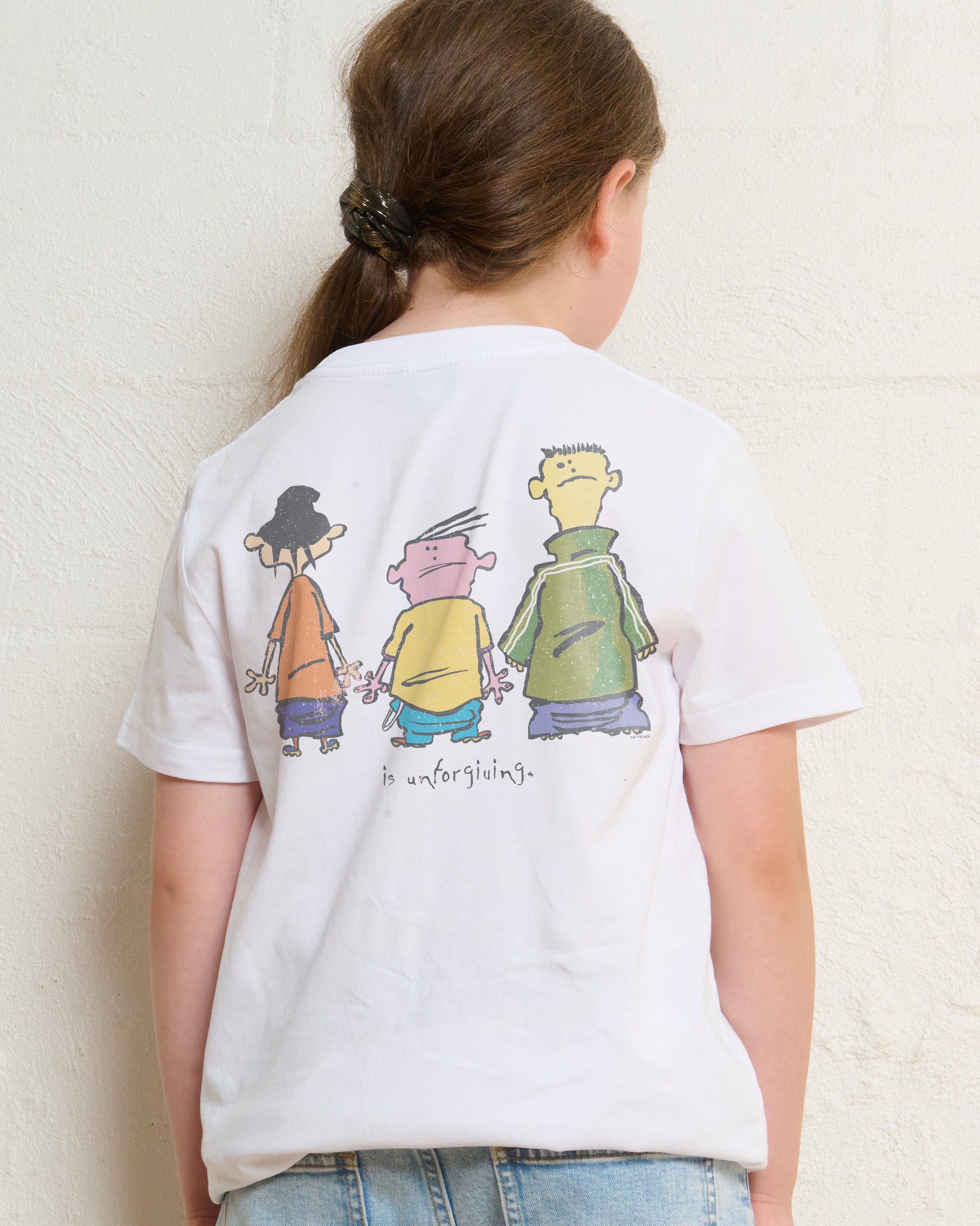 Puberty is Unforgiving White Kids T-Shirt