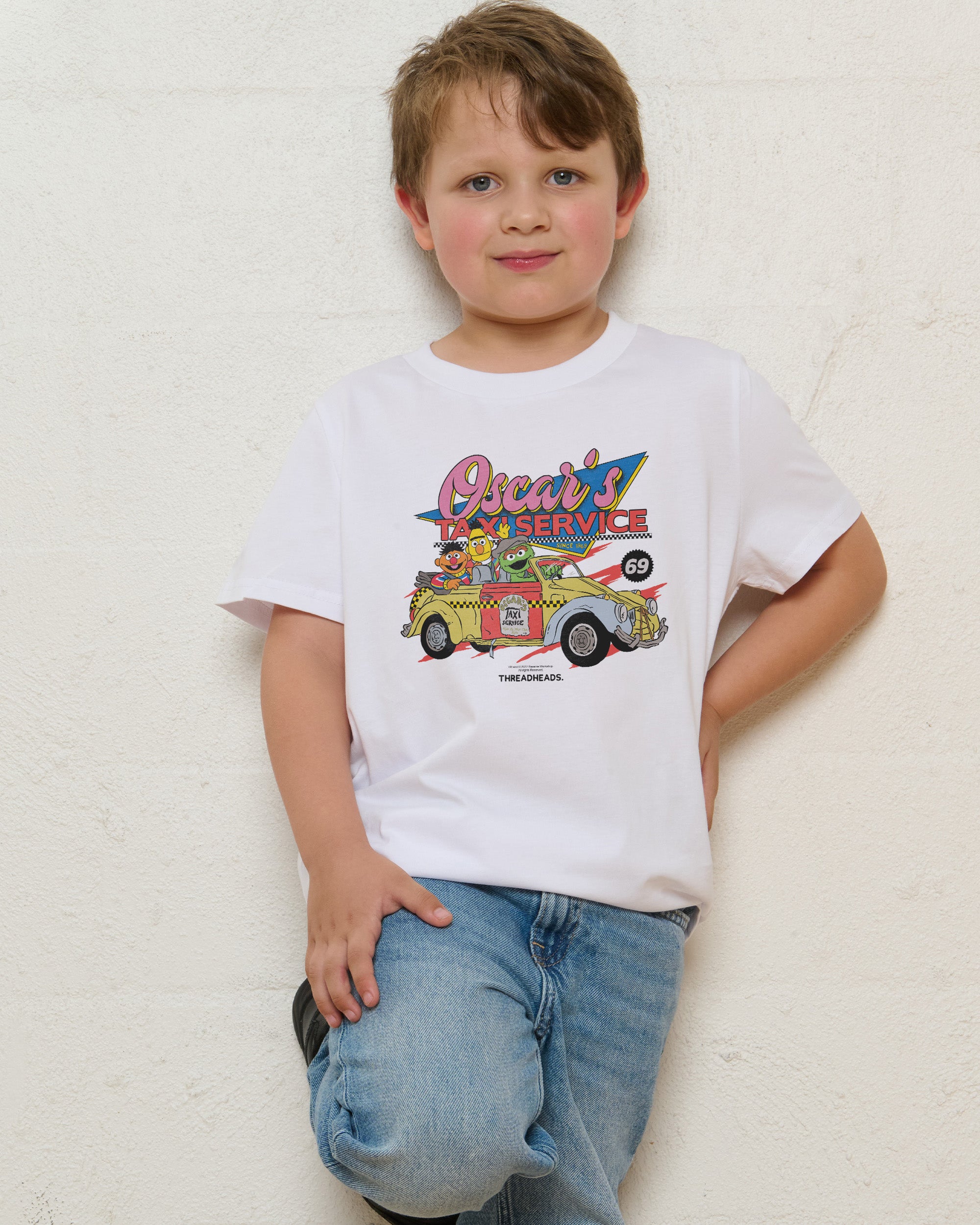 Oscar's Taxi Service White Kids T-Shirt