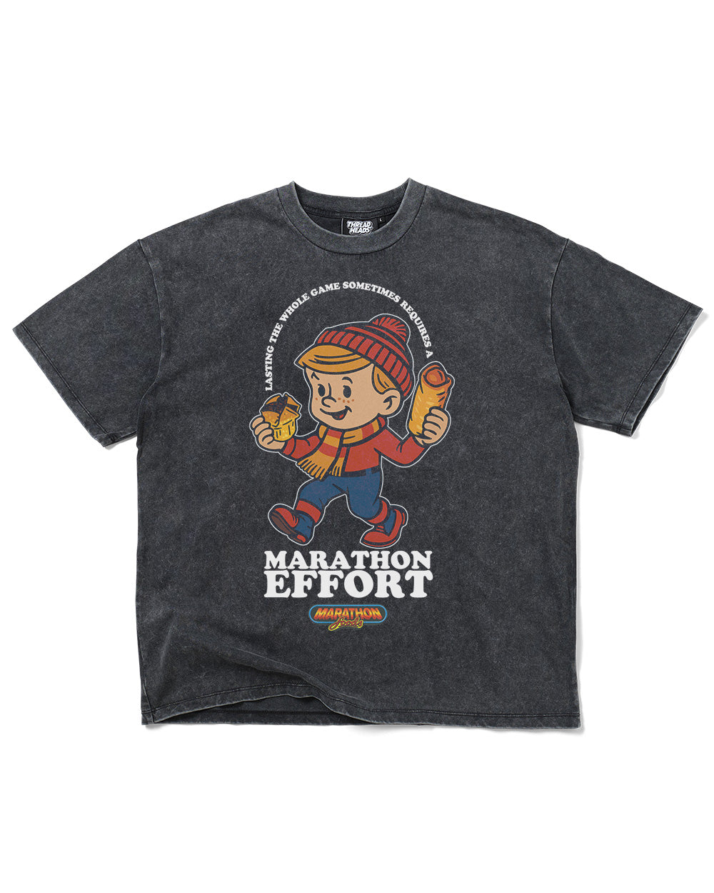 Lasting the Whole Game Wash Tee Threadheads Australia Online