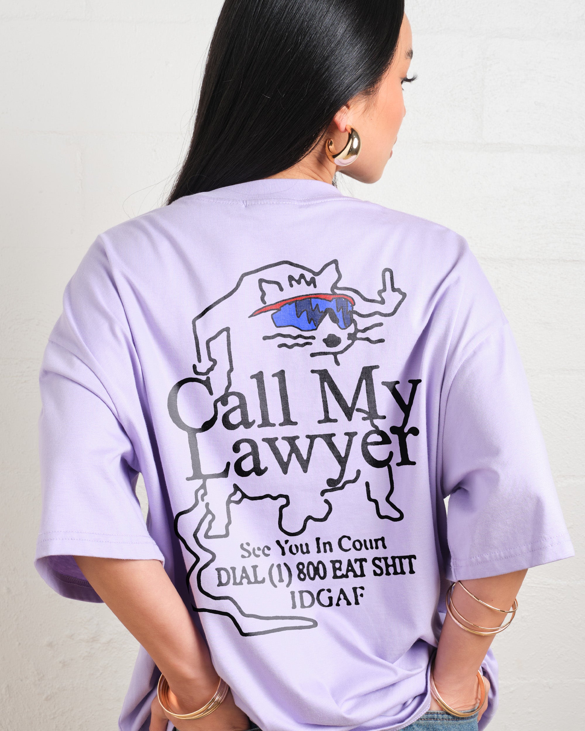 Call My Lawyer Oversized Tee Online Australia