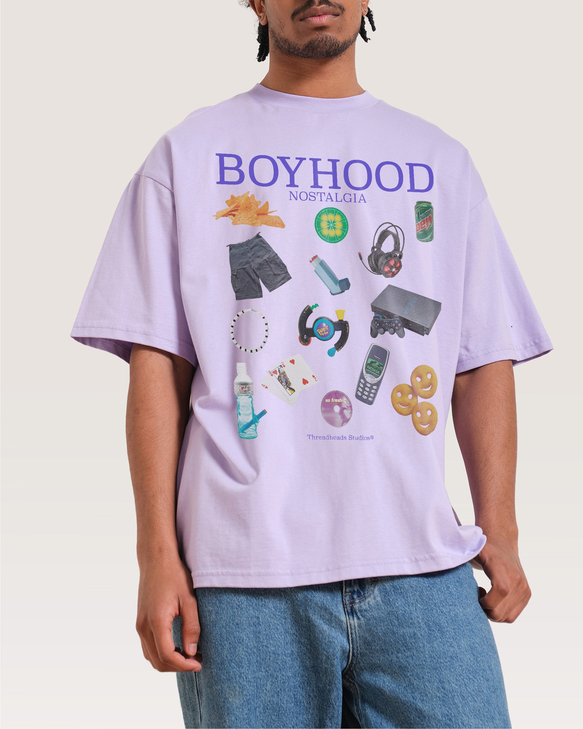 Boyhood Nostalgia Oversized Tee Threadheads Australia Online