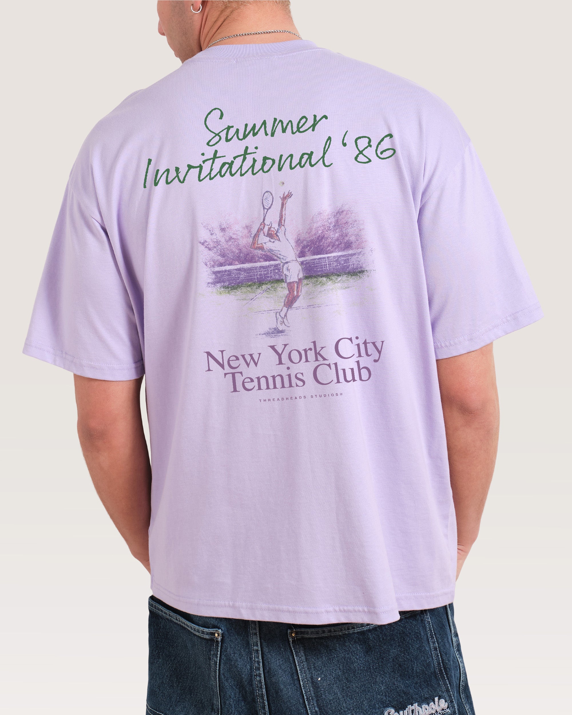 NYC Tennis Club Lilac Oversized Tee