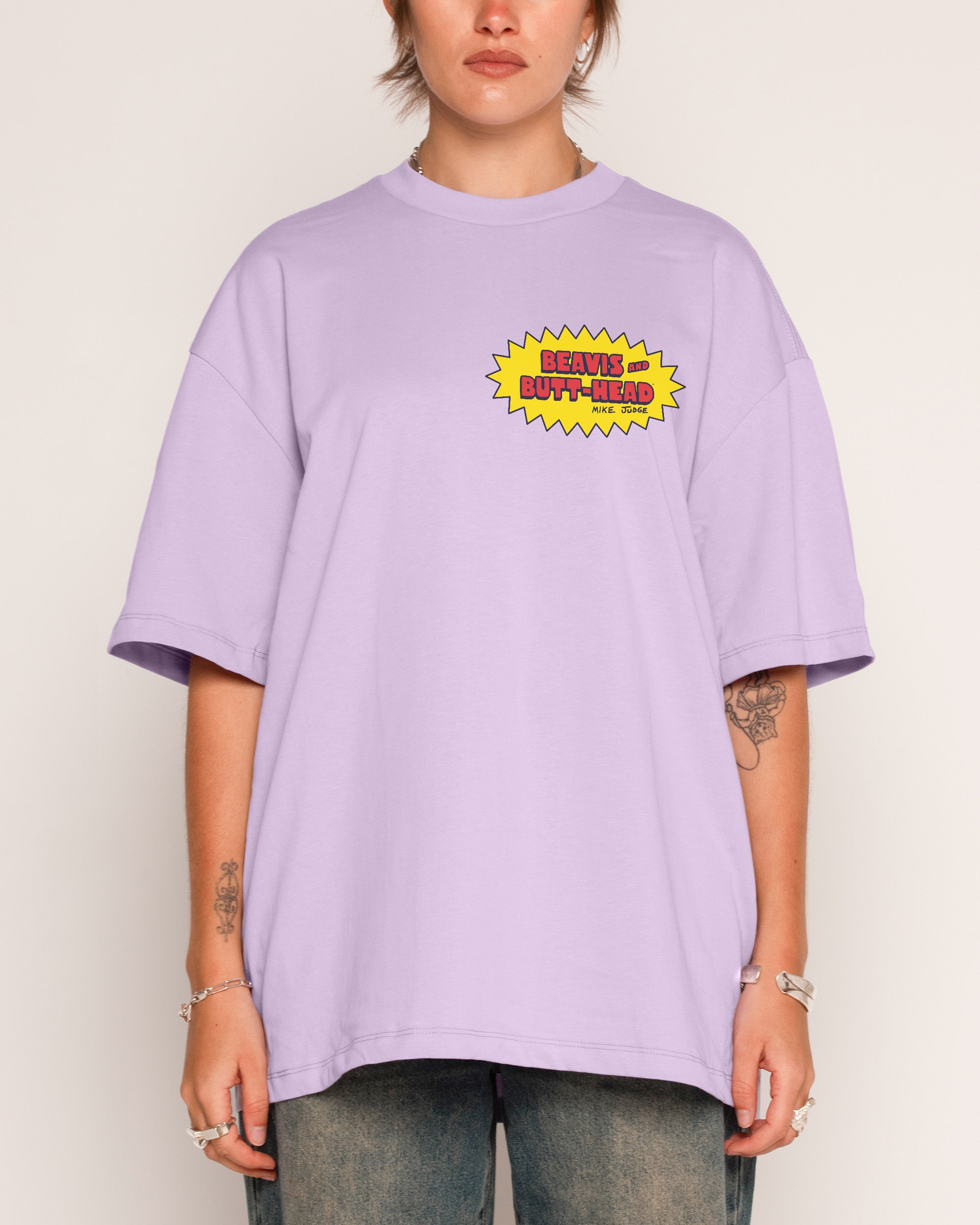 Couch Life Lilac Oversized Tee