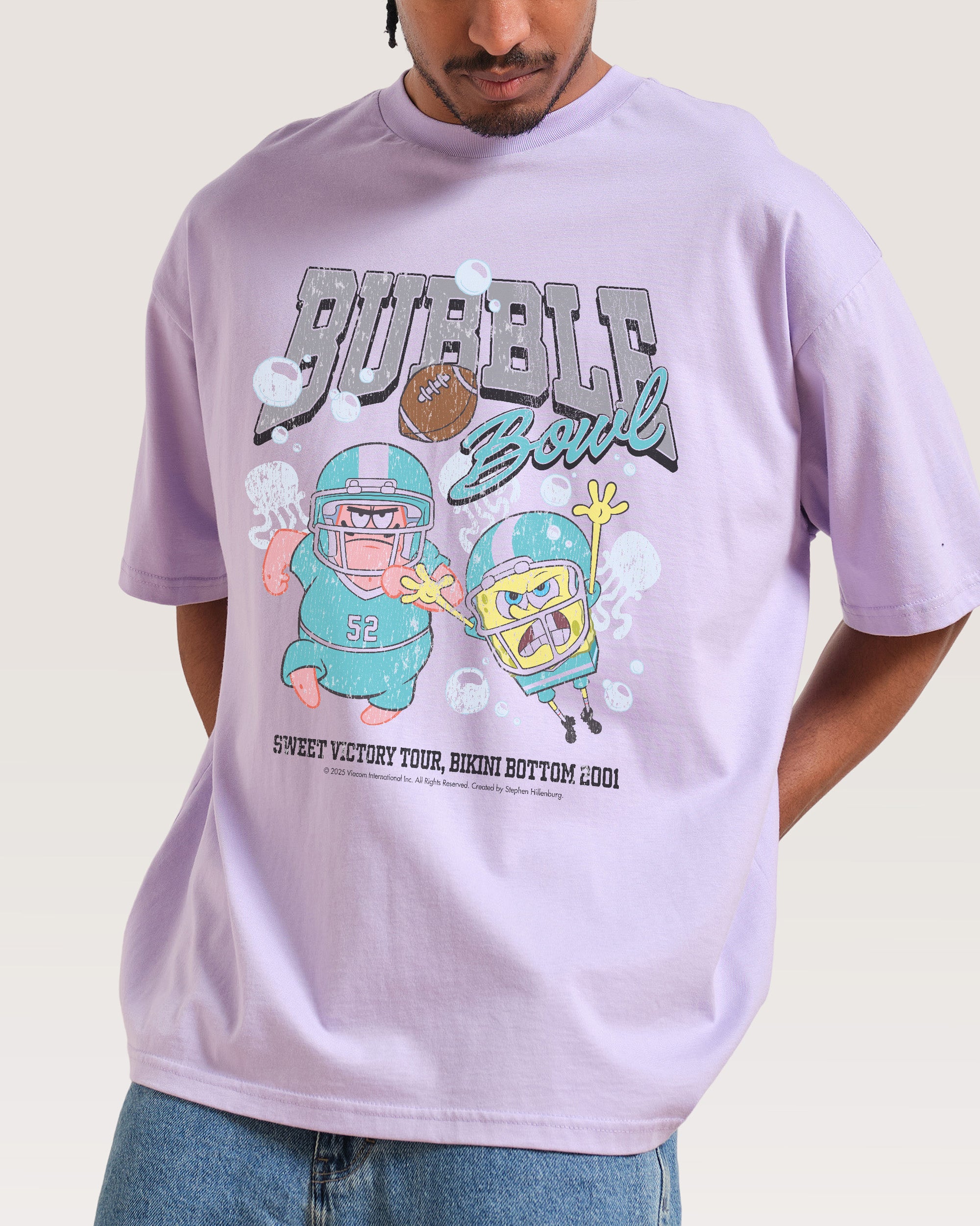 Bubble Bowl Lilac Oversized Tee