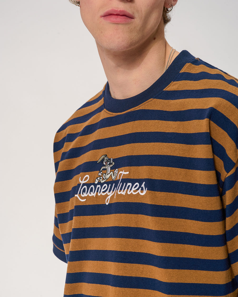 Looney Tunes Run Club Striped Tee