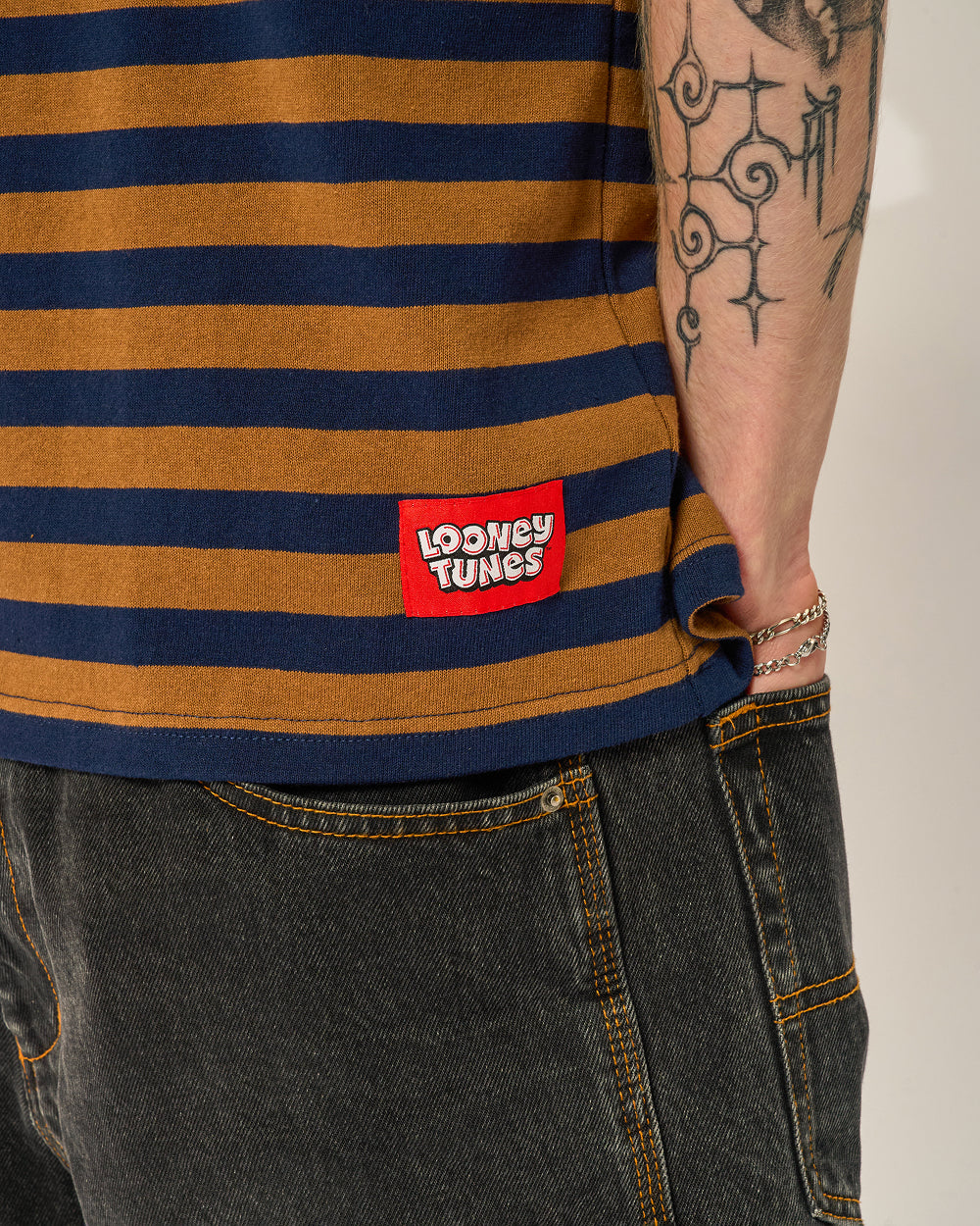 Looney Tunes Run Club Striped Tee