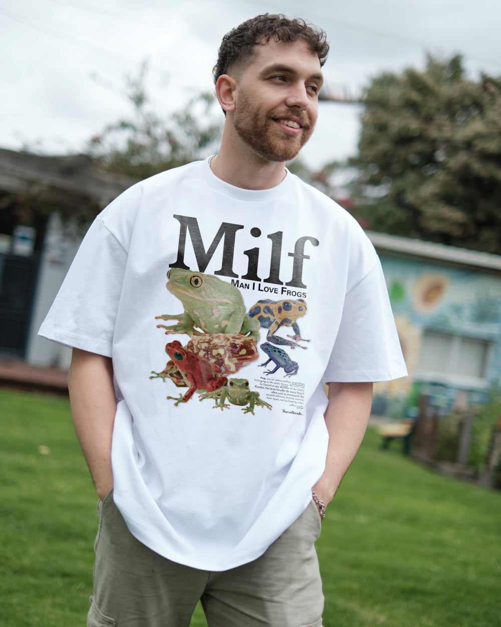 Man I Love Frogs Oversized Tee Australia Online