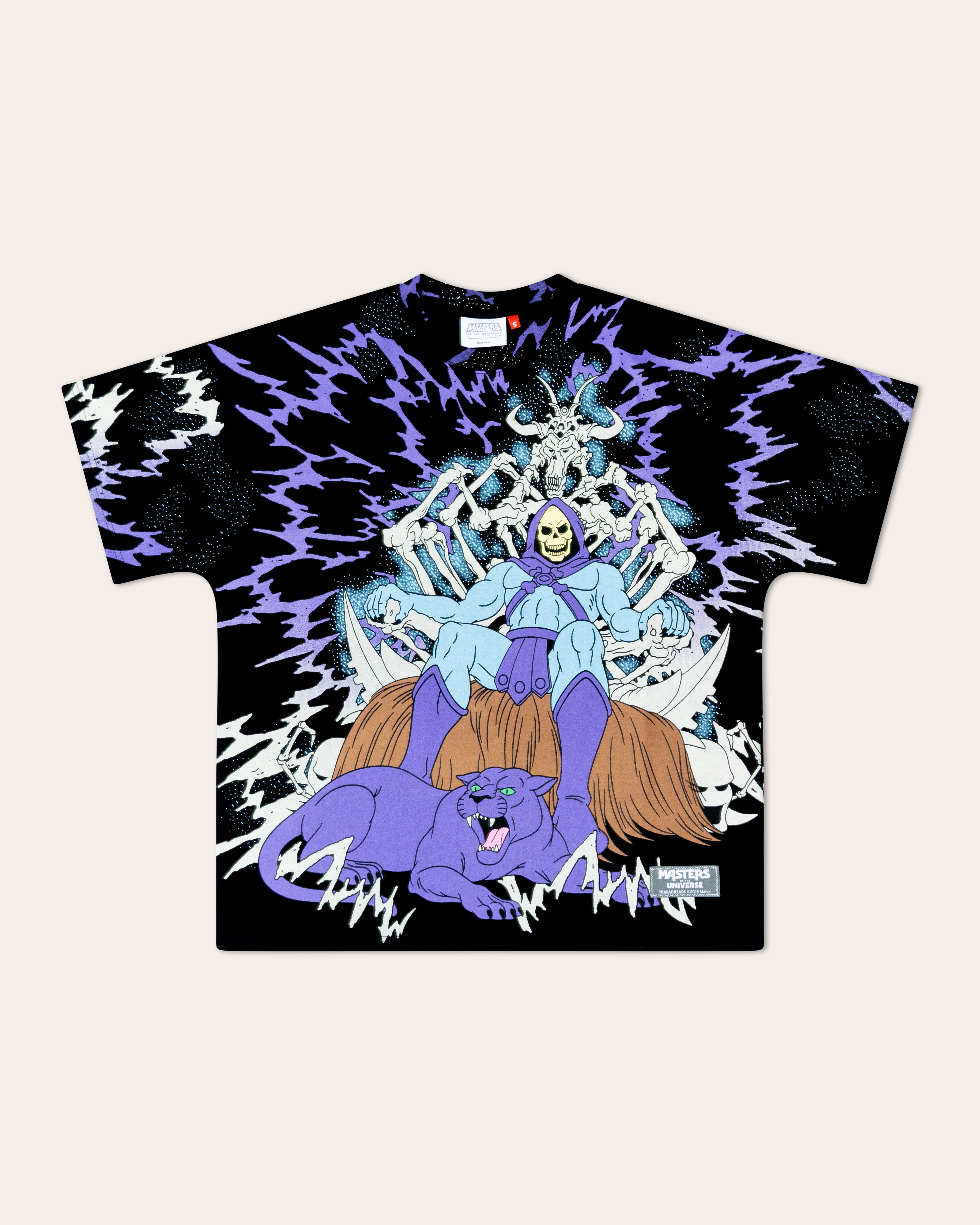 Skeletor Black Oversized Tee