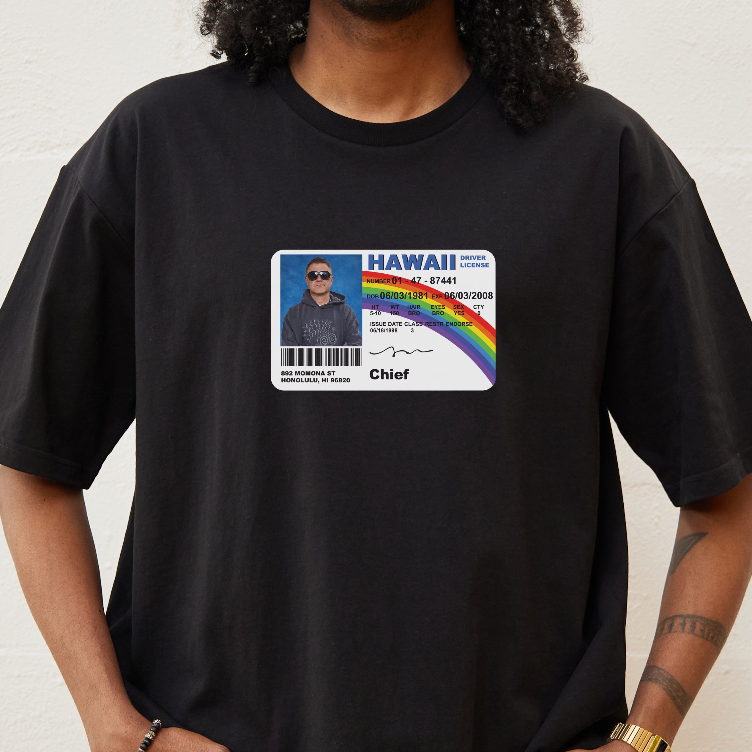 Create Your Own Custom Driver's License Tee