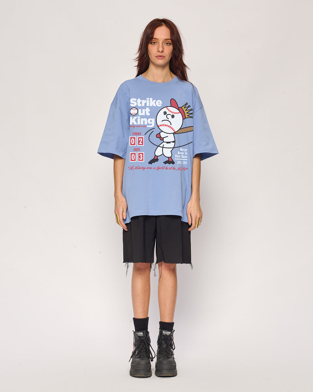 Strike Out King Oversized Tee