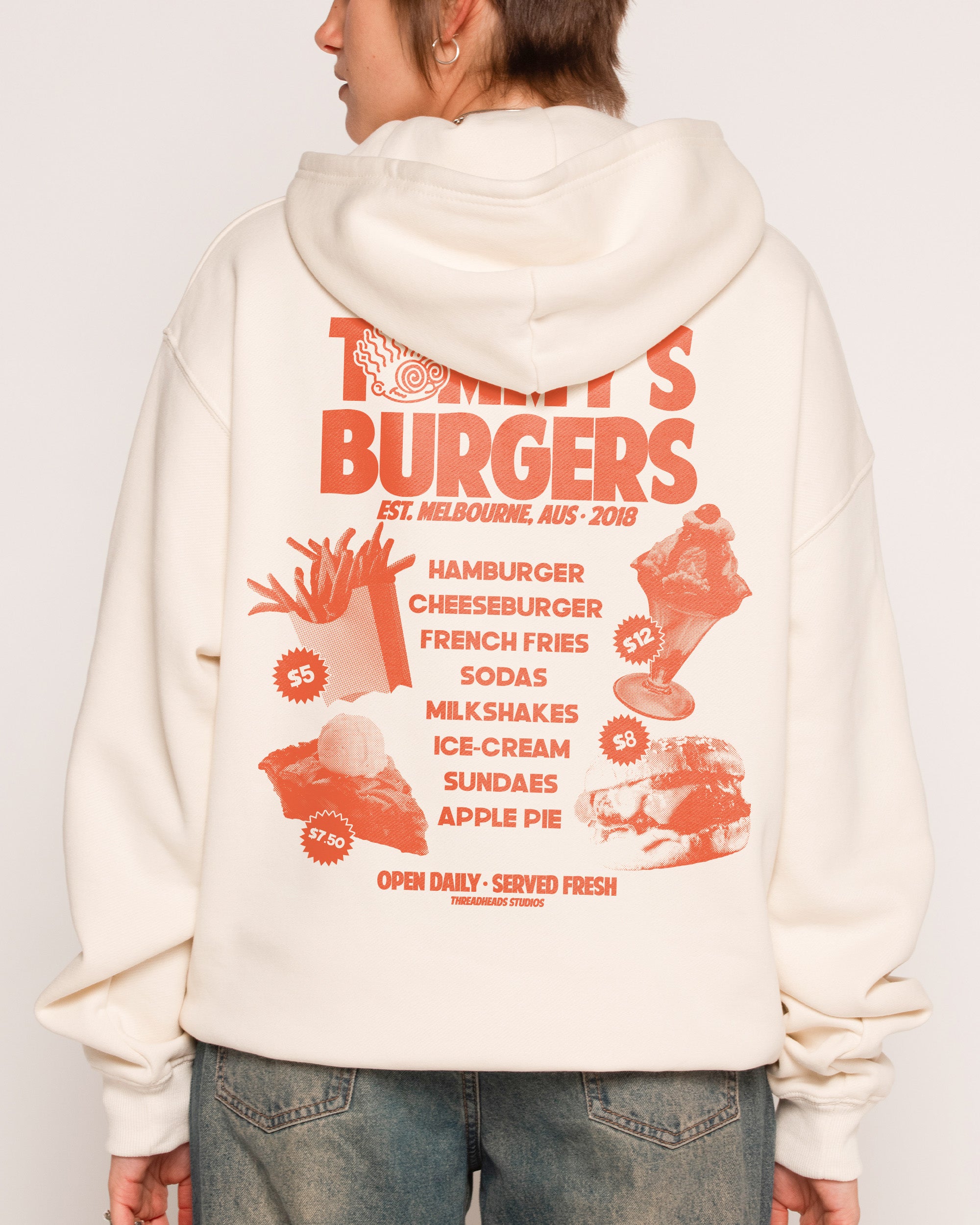 Tommy’s Burgers Hoodie Threadheads Australia Online