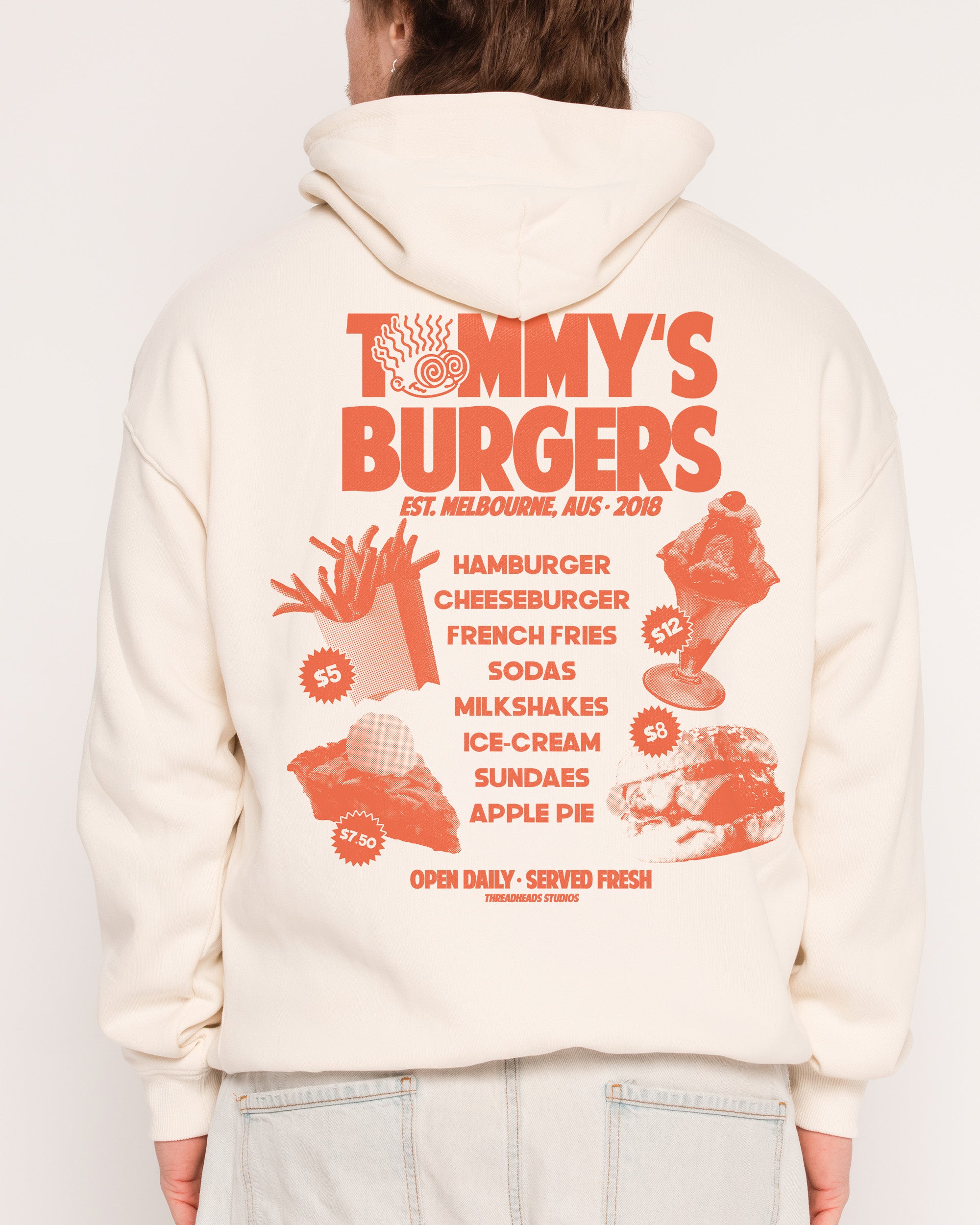 Tommy’s Burgers Hoodie Threadheads Australia Online
