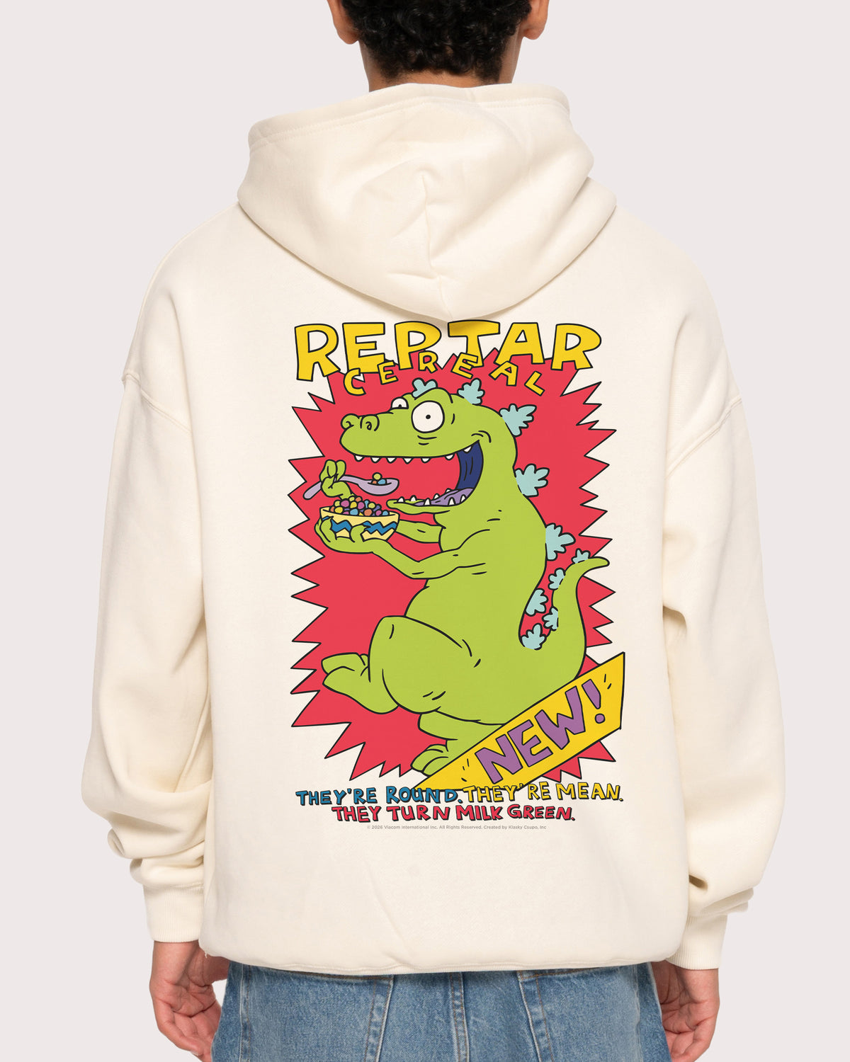 Reptar Cereal Natural Hoodie