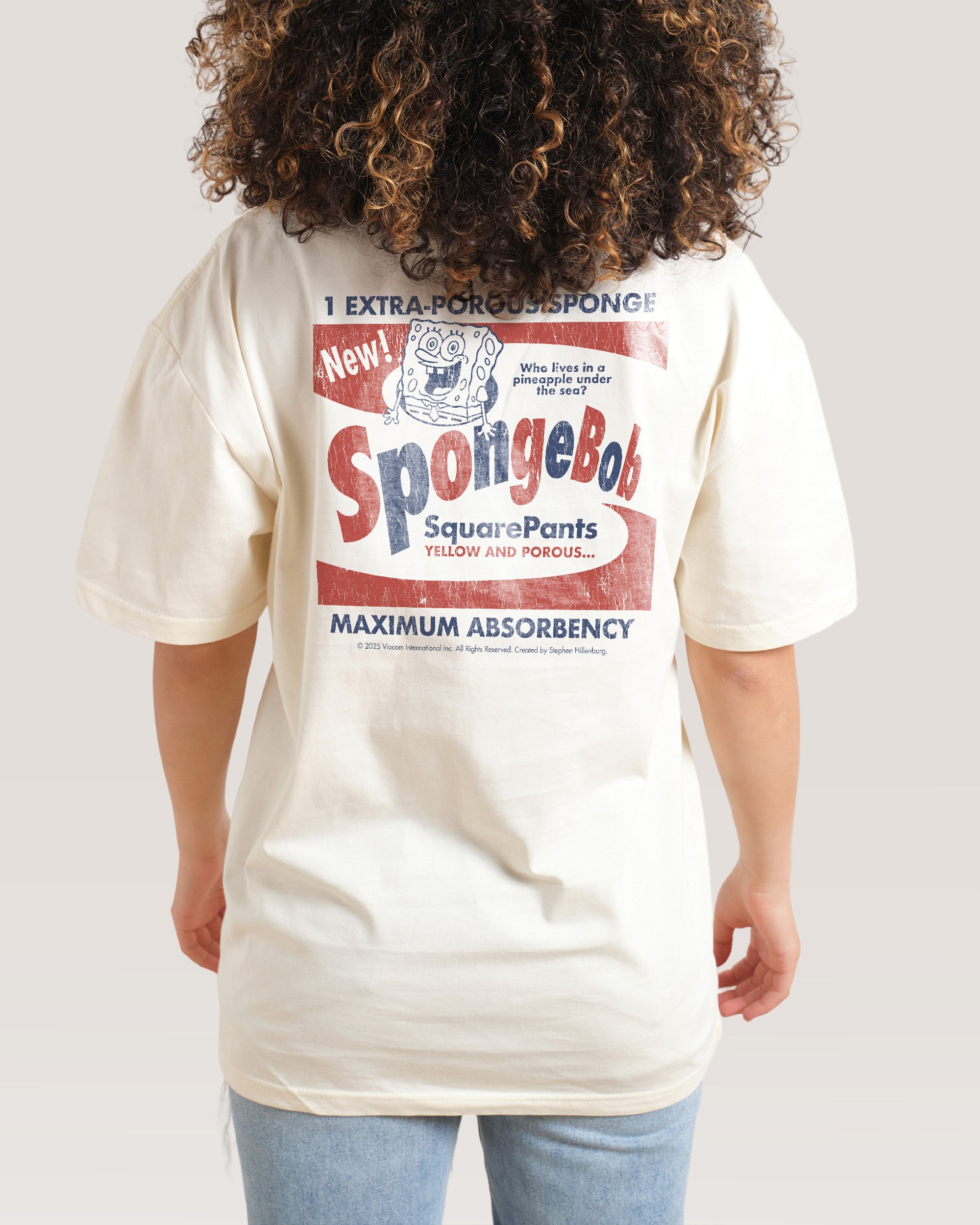 Spongebob Bob Natural T-Shirt