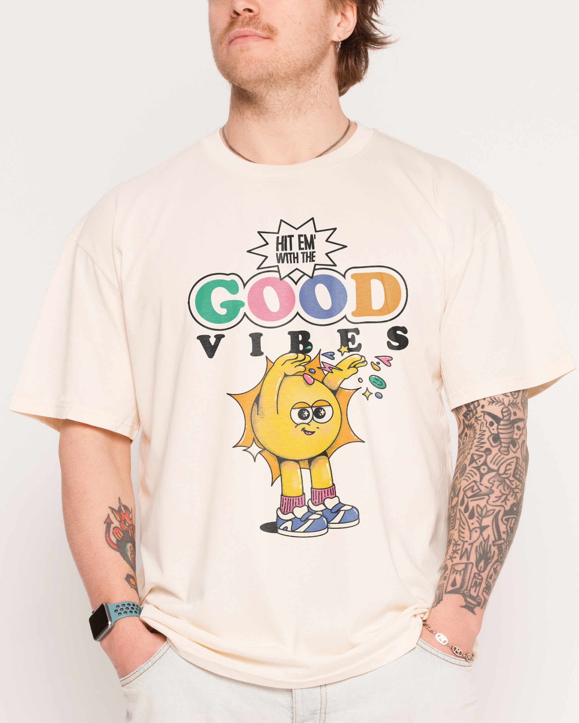 Good Vibes Natural T-Shirt