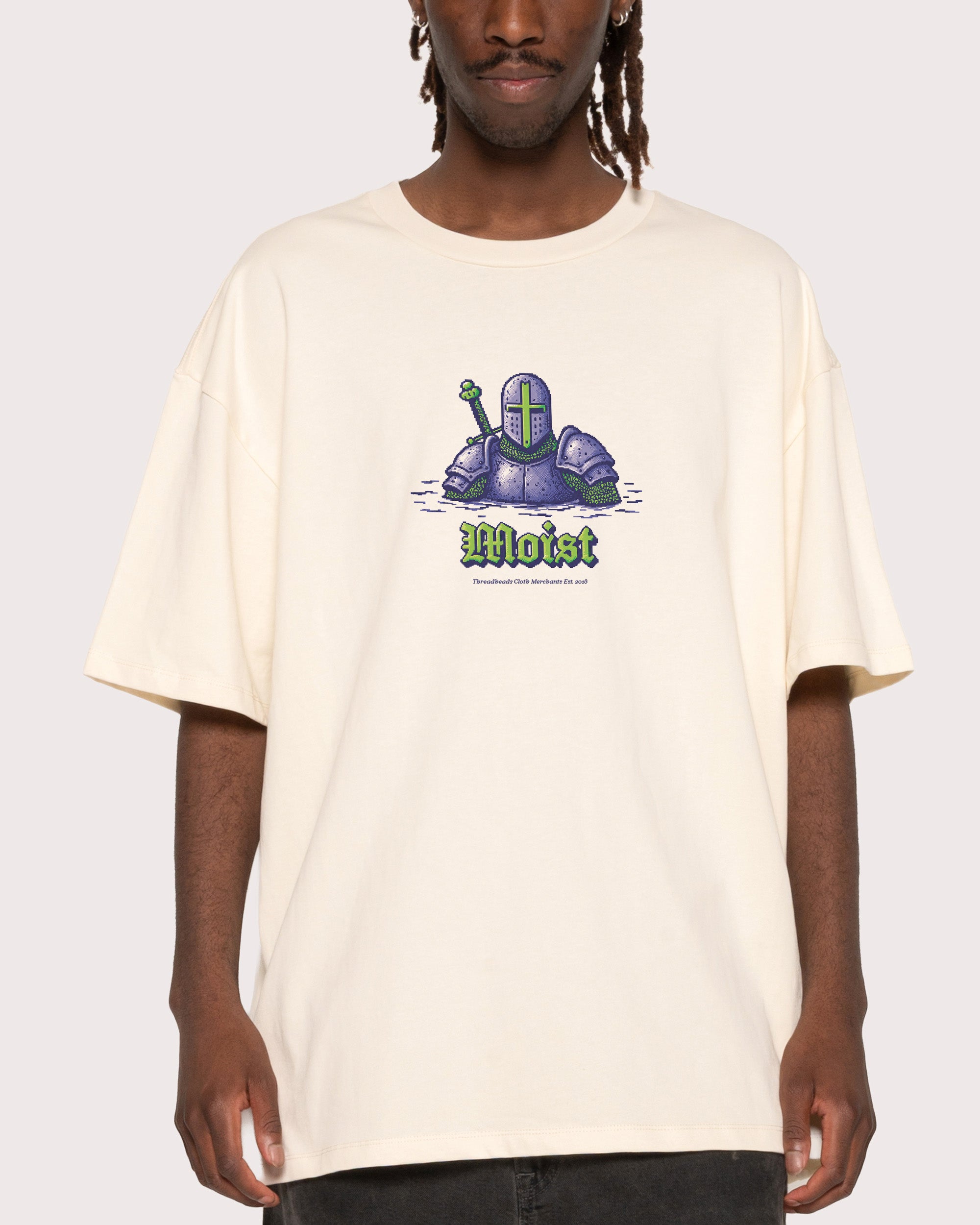 Moist Knight Natural Oversized Tee