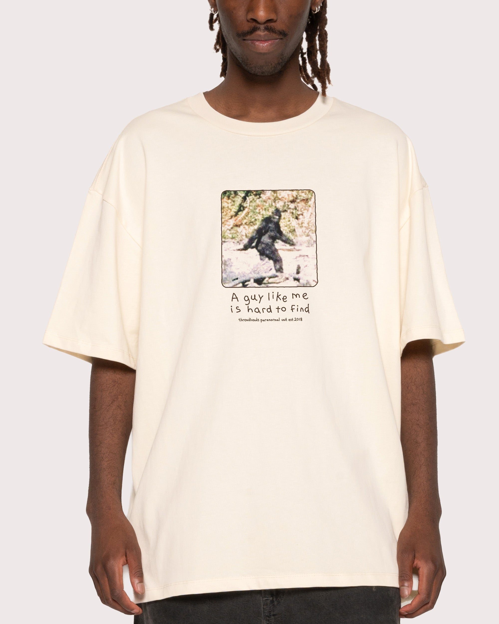 A Guy Like Me is Hard to Find Natural Oversized Tee